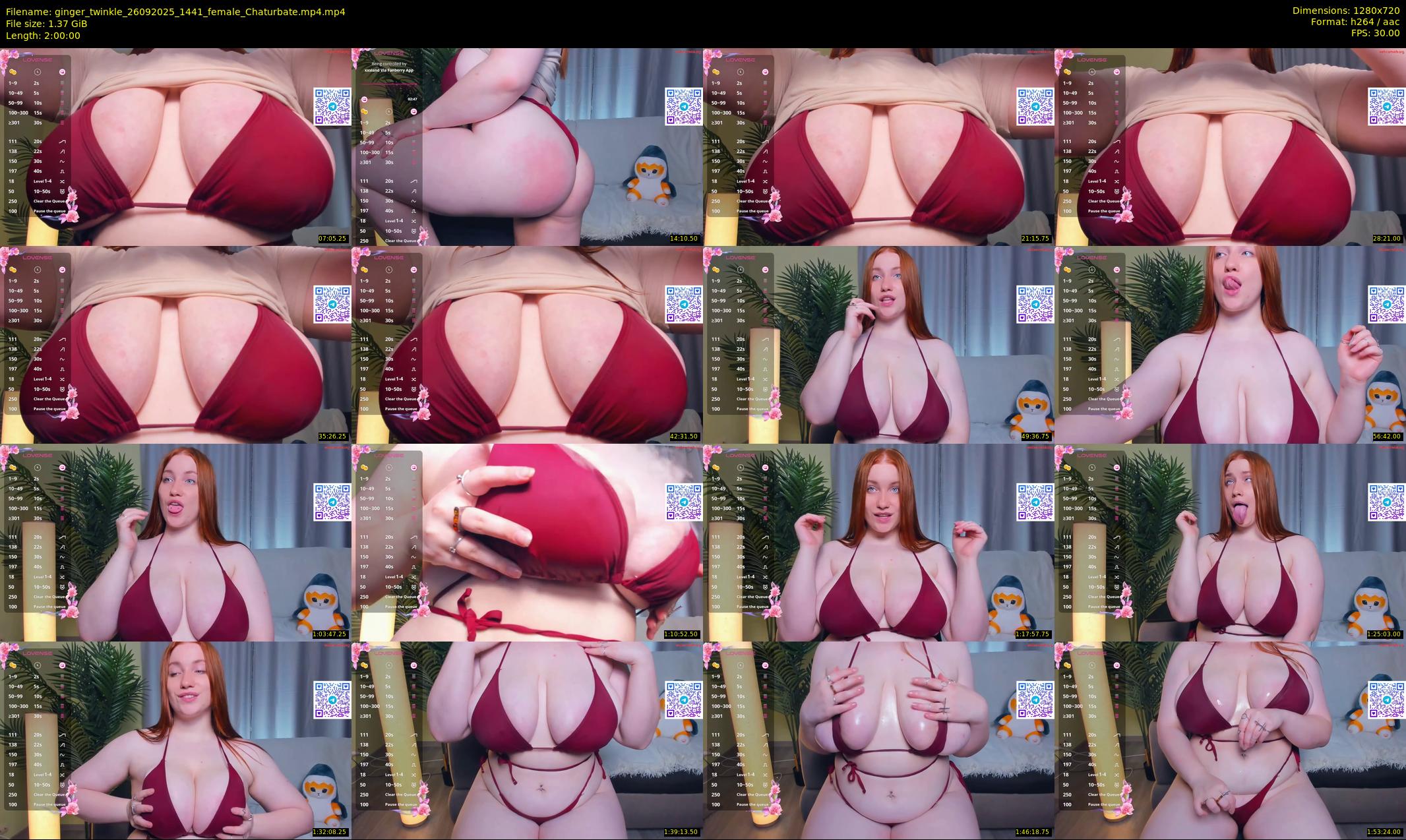 ginger_twinkle — 120 minute Chaturbate female cam show recording, 720p, Sep 26, 2025