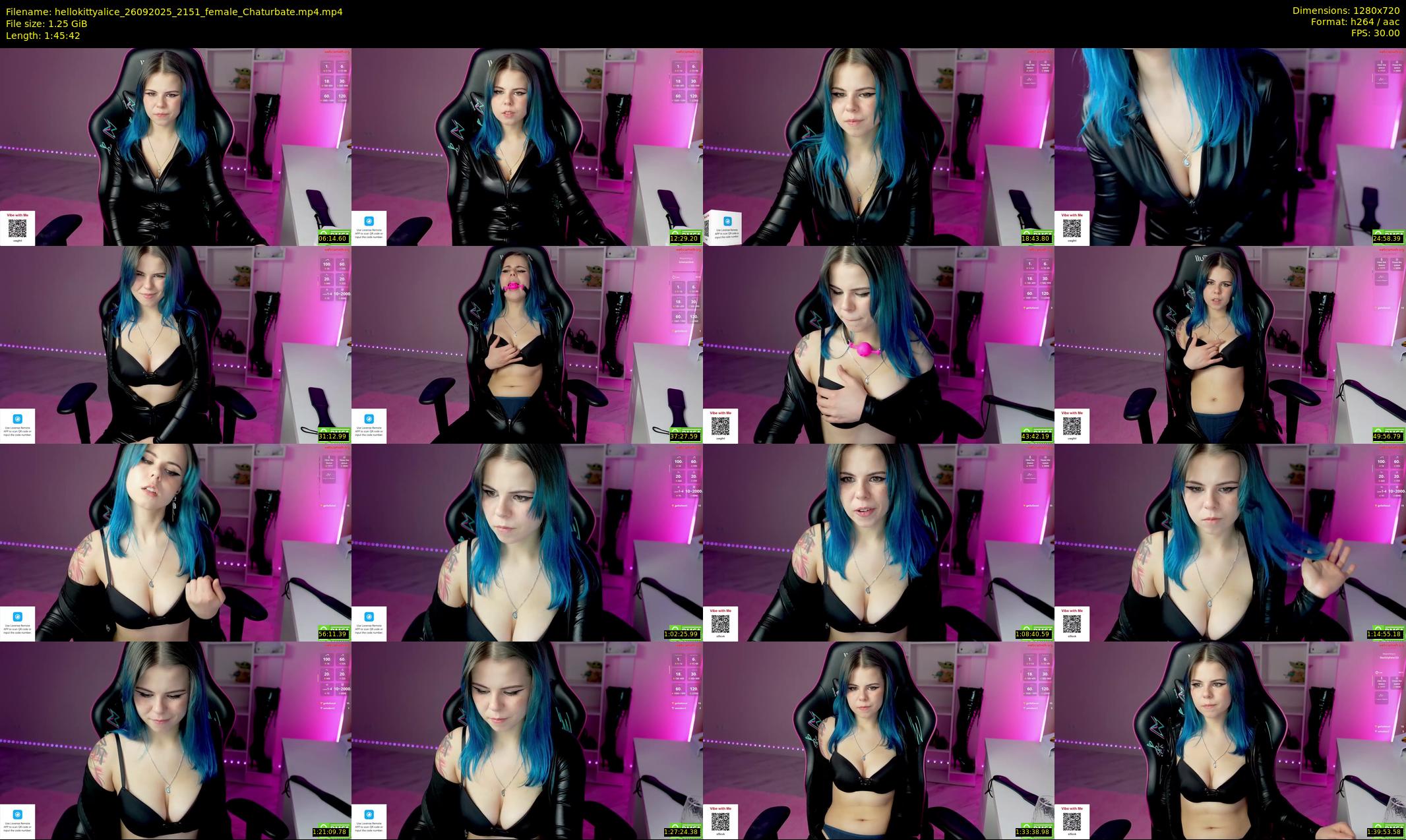hellokittyalice — 106 minute Chaturbate female cam show recording, 720p, Sep 26, 2025