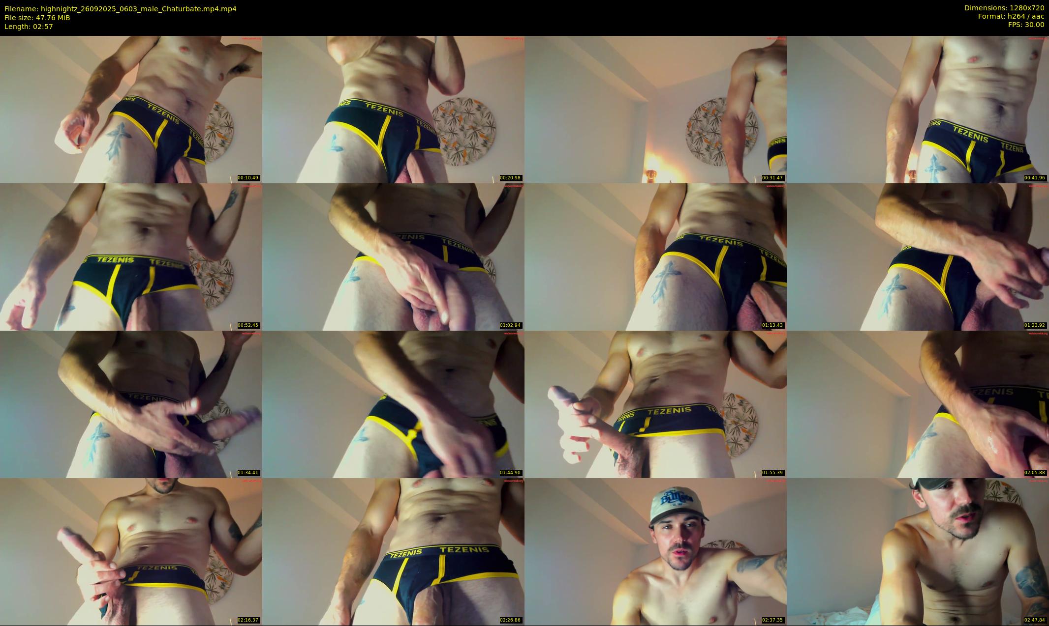 highnightz — 3 minute Chaturbate male cam show recording, 720p, Sep 26, 2025