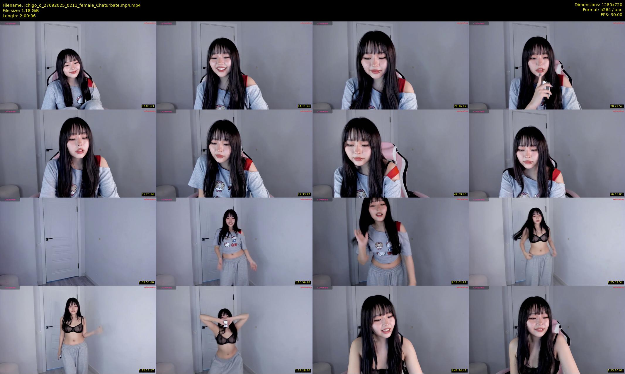 ichigo_o — 121 minute Chaturbate female cam show recording, 720p, Sep 27, 2025