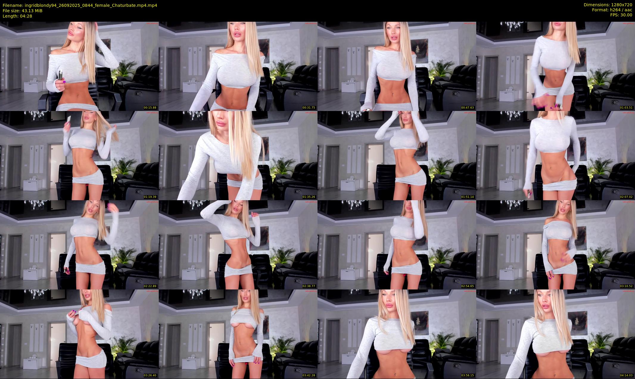ingridblondy94 — 5 minute Chaturbate female cam show recording, 720p, Sep 26, 2025