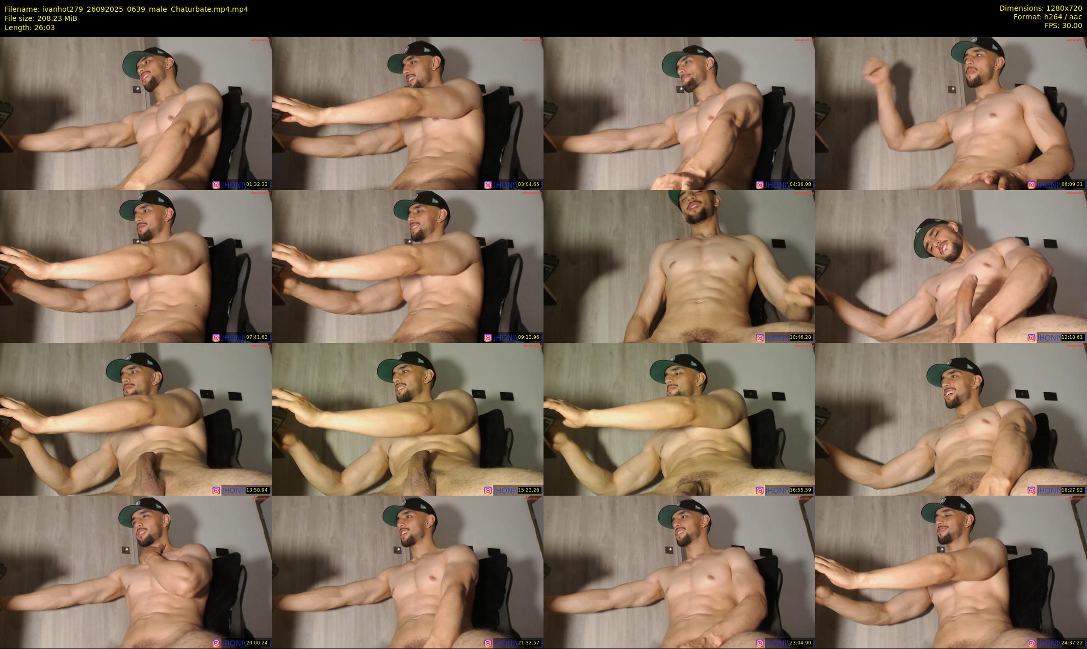 ivanhot279 — 27 minute Chaturbate male cam show recording, 720p, Sep 26, 2025