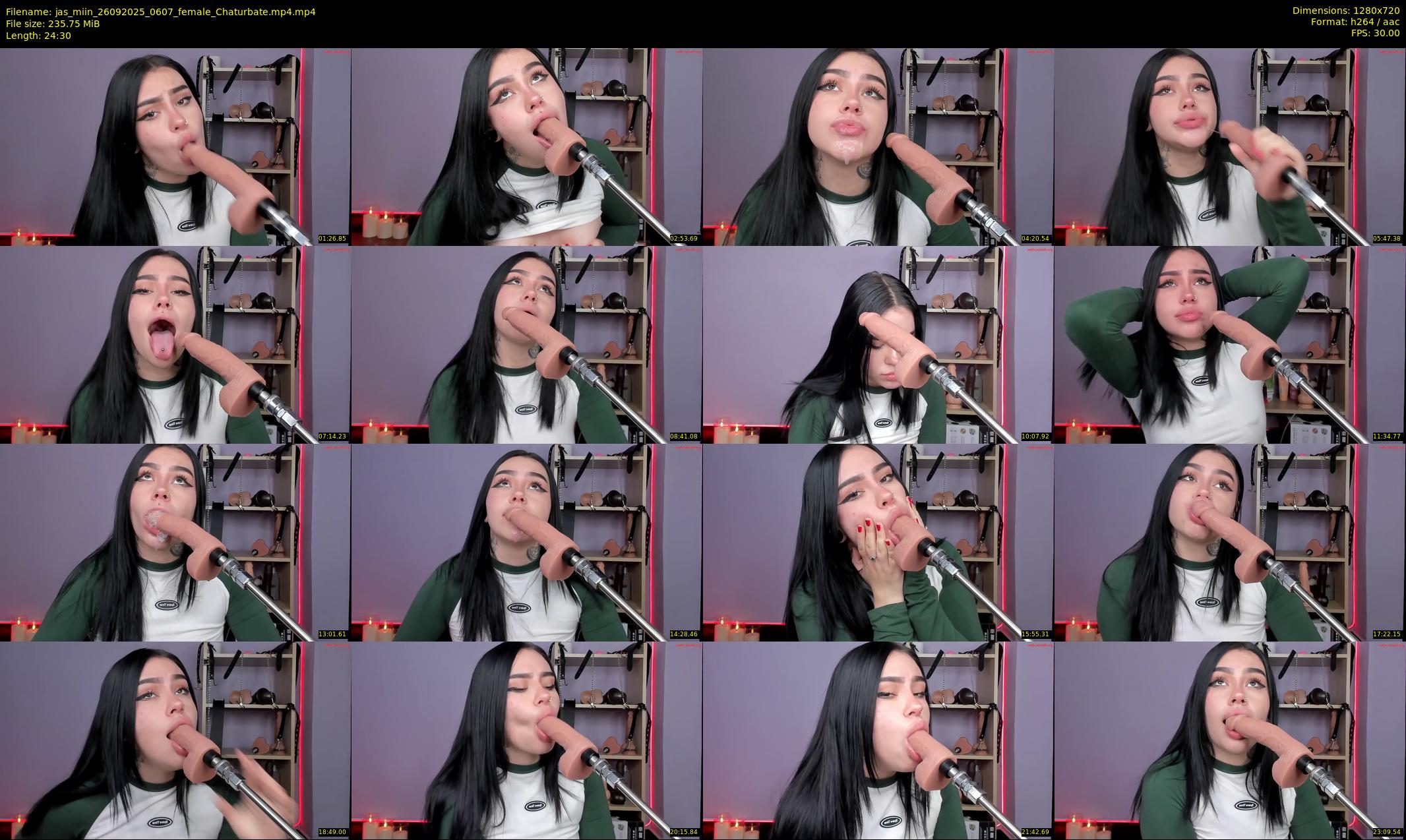 jas_miin — 25 minute Chaturbate female cam show recording, 720p, Sep 26, 2025