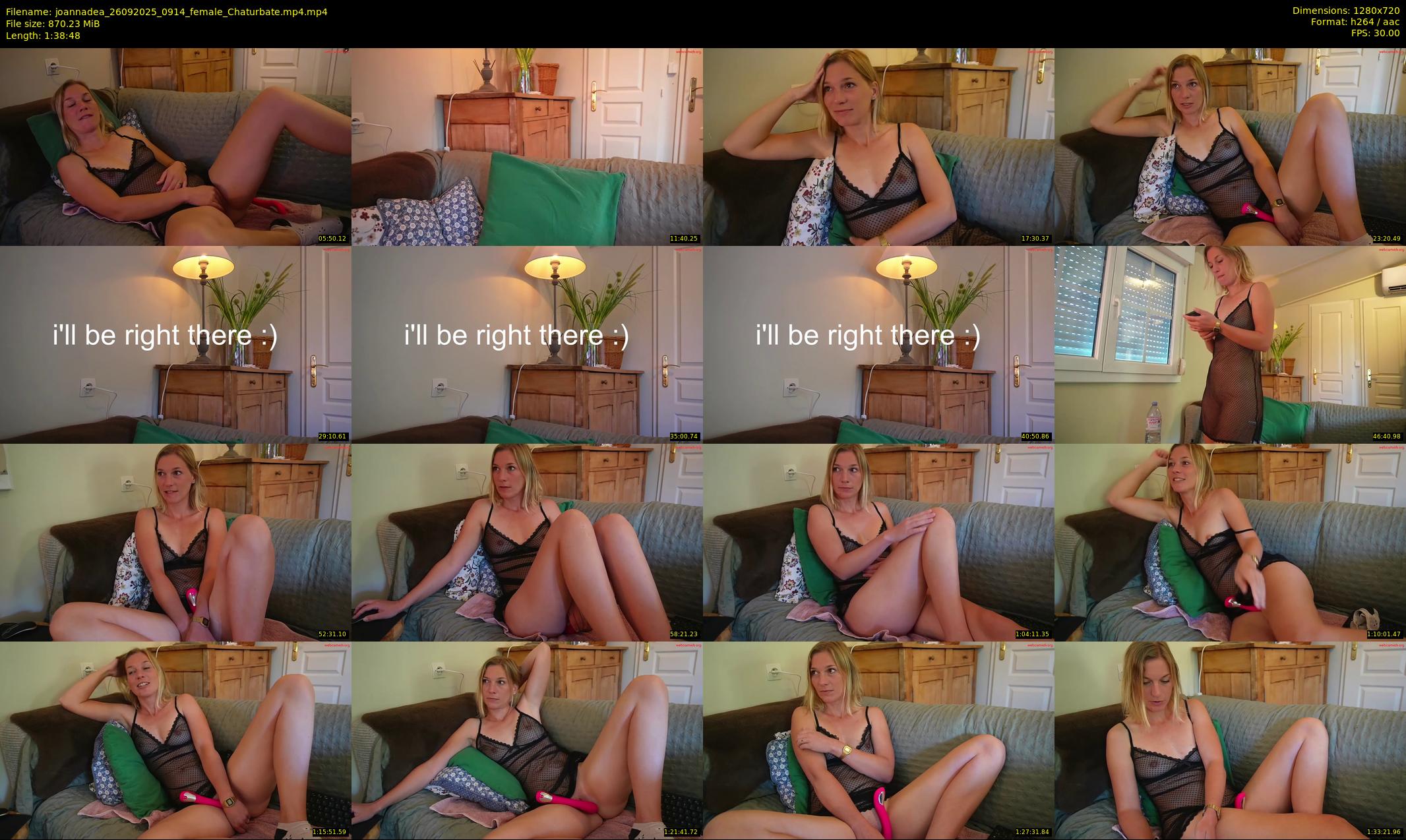 joannadea — 99 minute Chaturbate female cam show recording, 720p, Sep 26, 2025