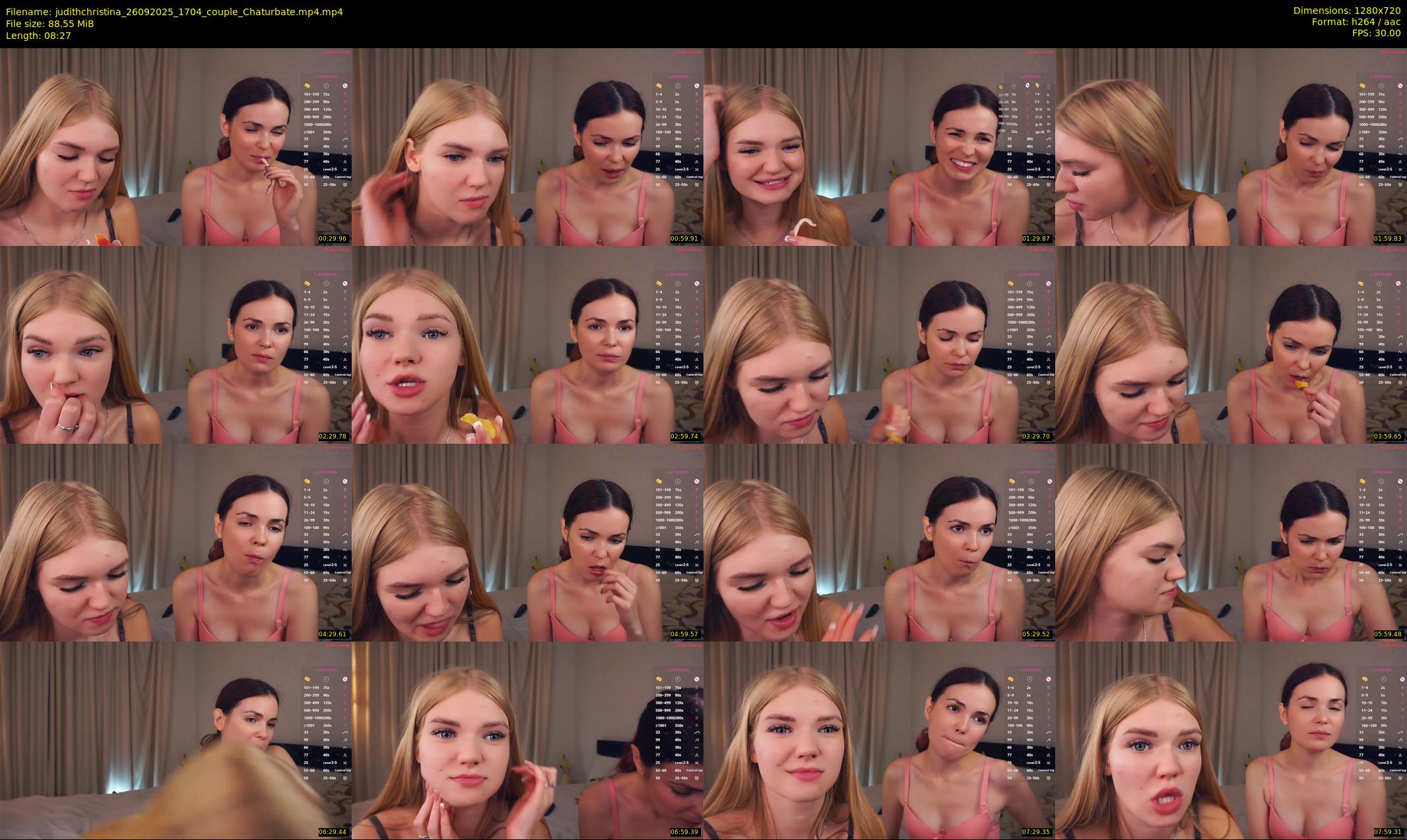 judithchristina — 9 minute Chaturbate female cam show recording, 720p, Sep 26, 2025
