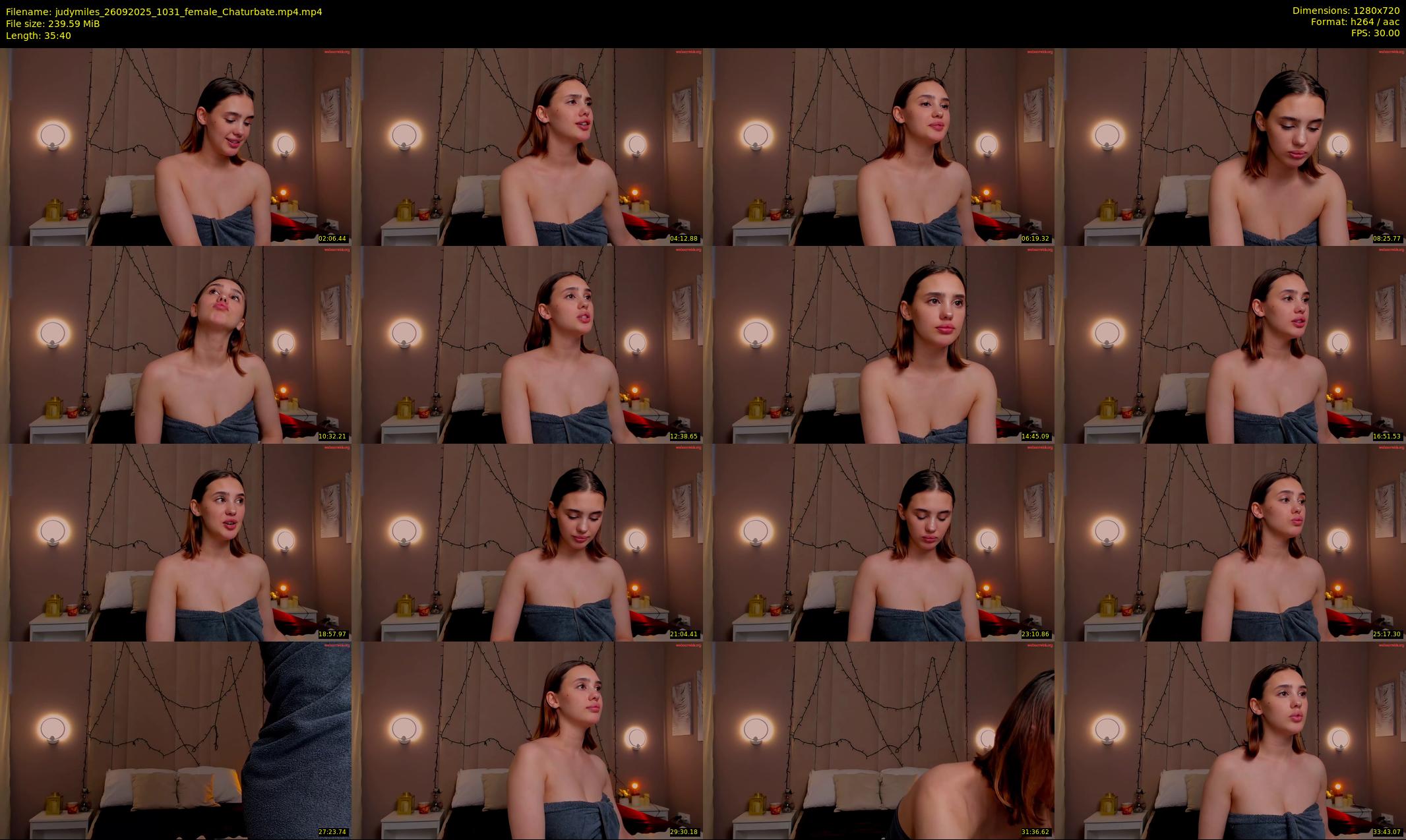 judymiles — 36 minute Chaturbate female cam show recording, 720p, Sep 26, 2025