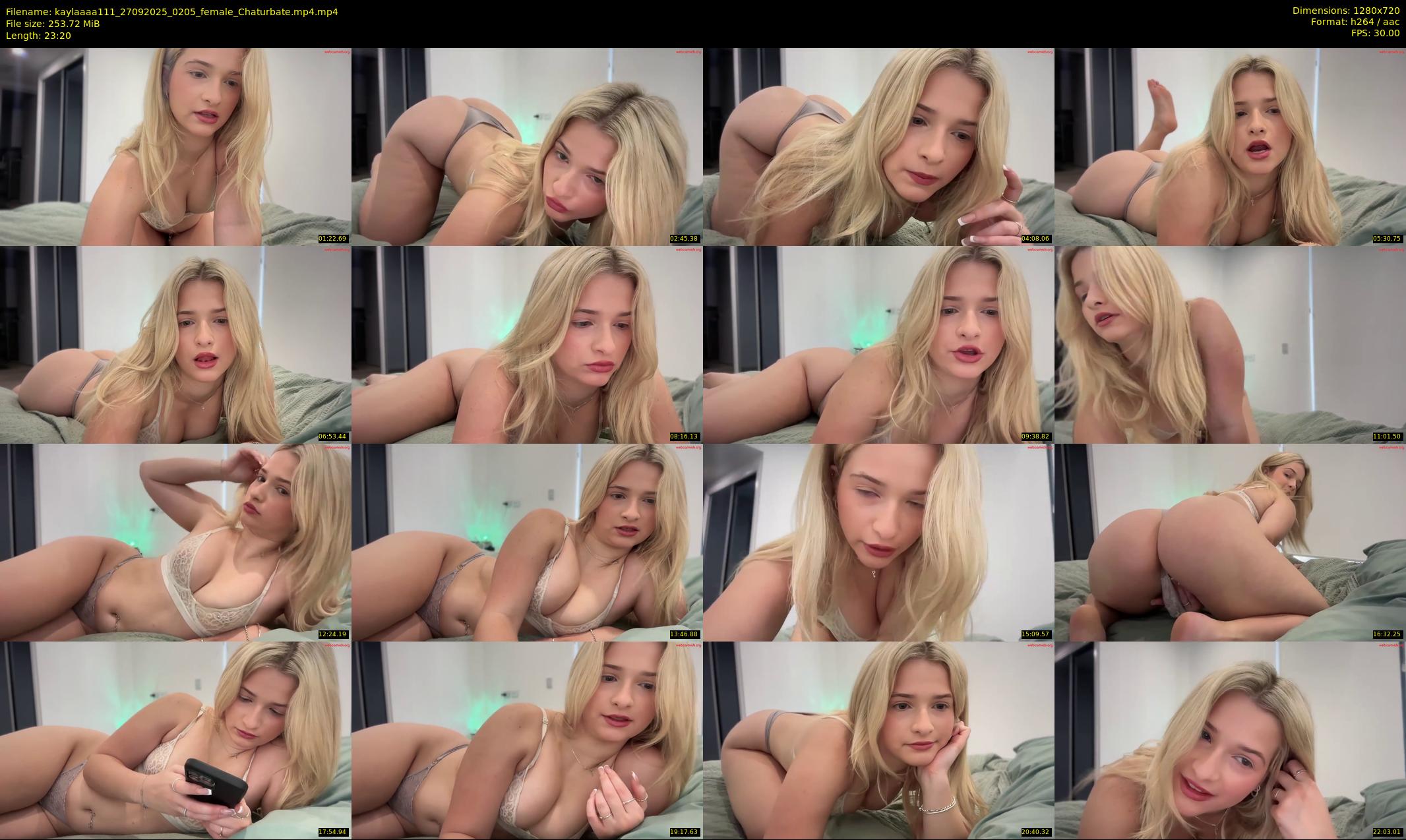 kaylaaaa111 — 24 minute Chaturbate female cam show recording, 720p, Sep 27, 2025