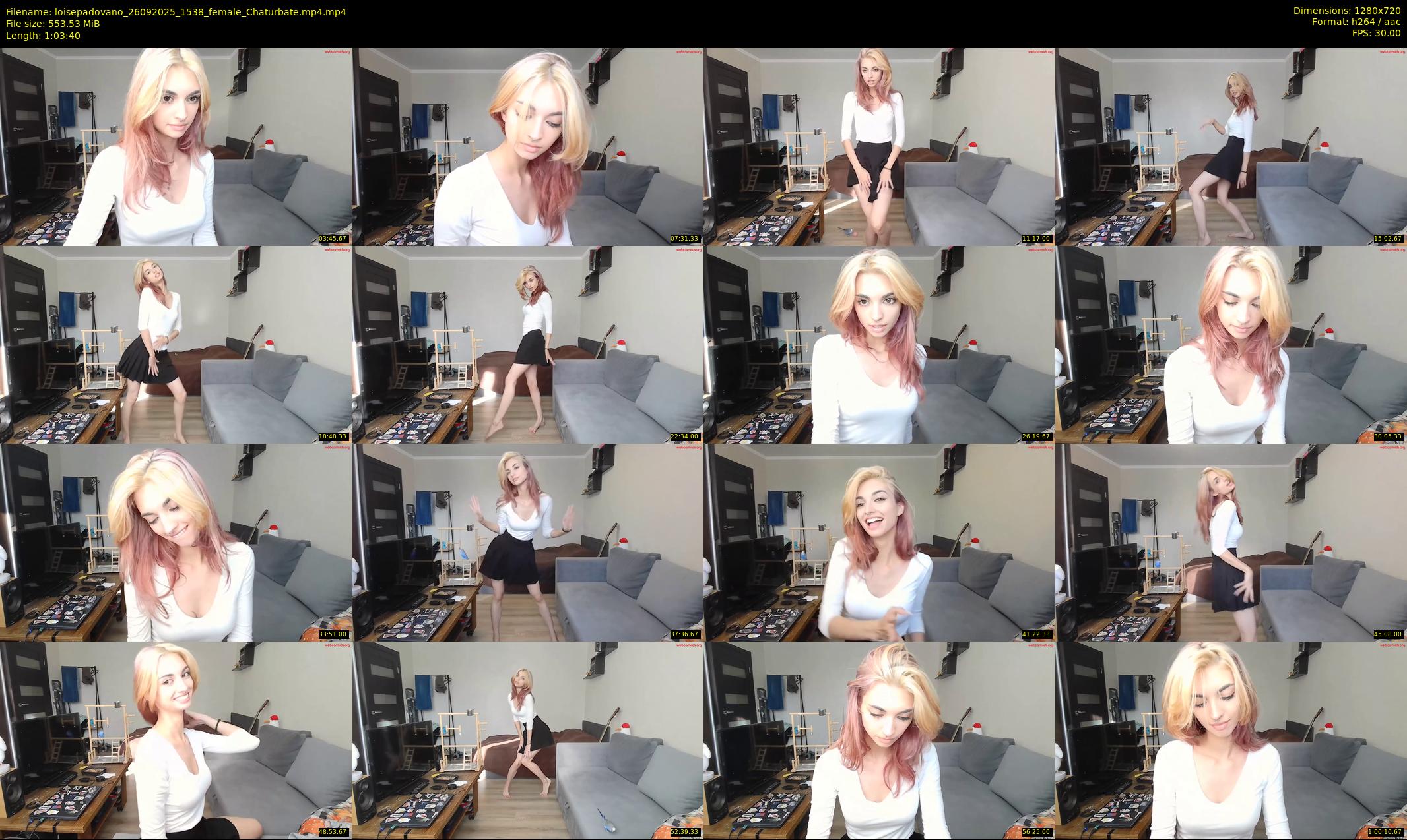 loisepadovano — 64 minute Chaturbate female cam show recording, 720p, Sep 26, 2025