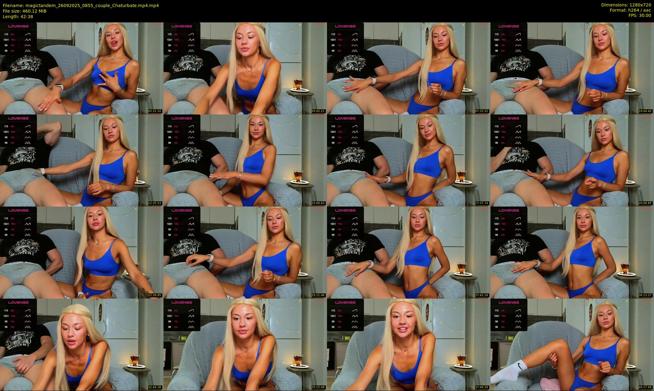 magictandem — 43 minute Chaturbate couple cam show recording, 720p, Sep 26, 2025