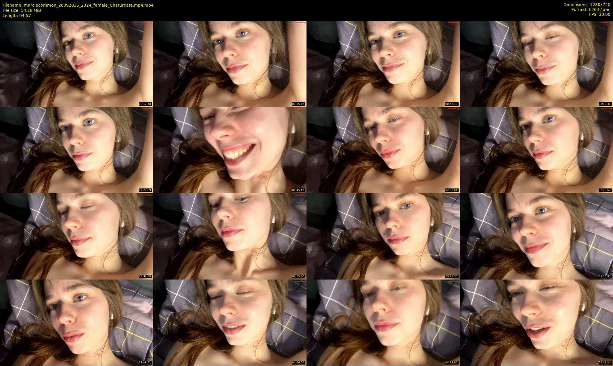 marciecommon — 5 minute Chaturbate female cam show recording, 720p, Sep 26, 2025