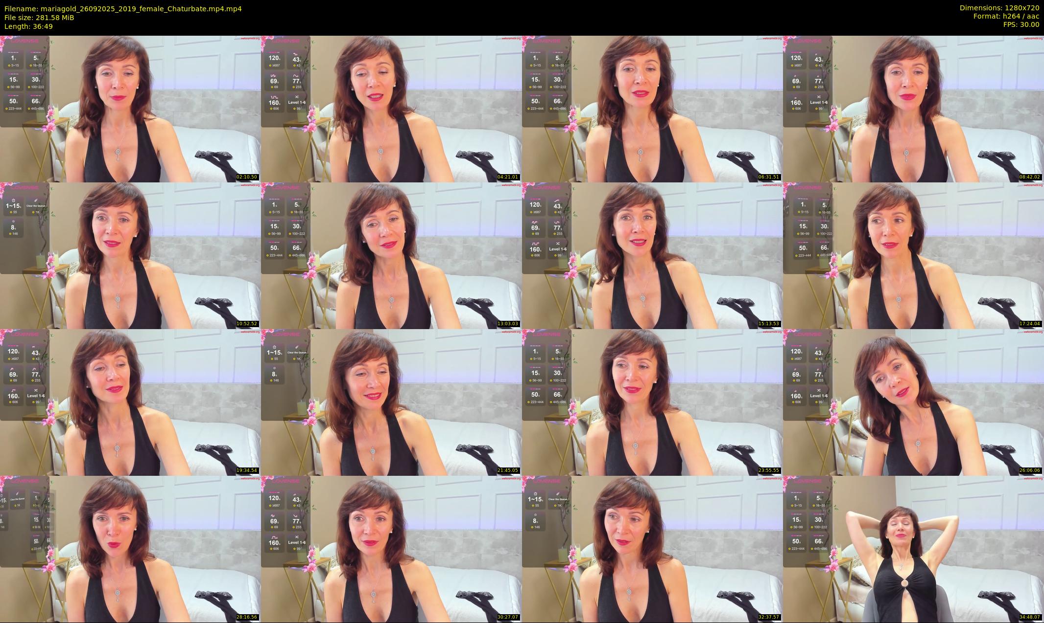mariagold — 37 minute Chaturbate female cam show recording, 720p, Sep 26, 2025