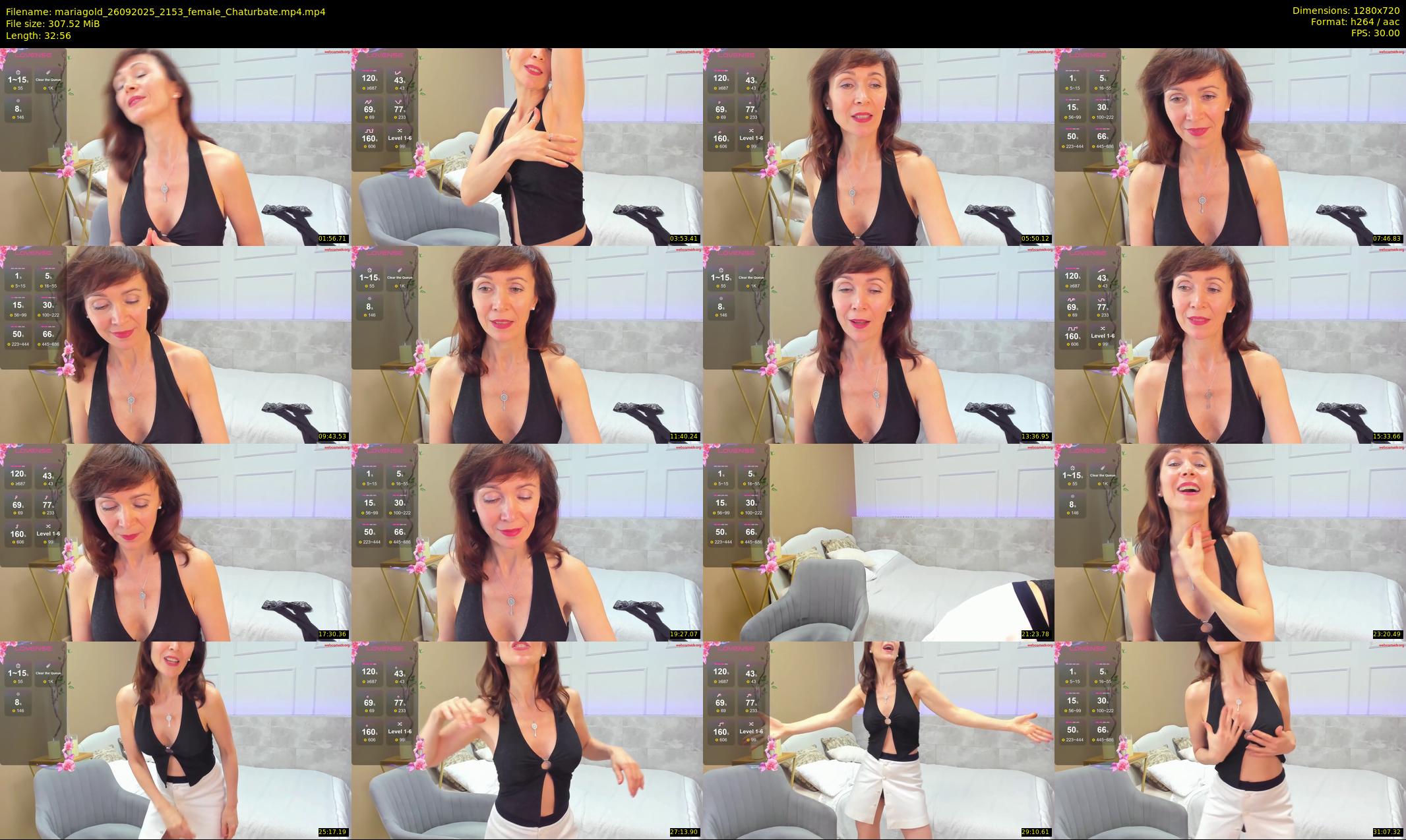 mariagold — 33 minute Chaturbate female cam show recording, 720p, Sep 26, 2025