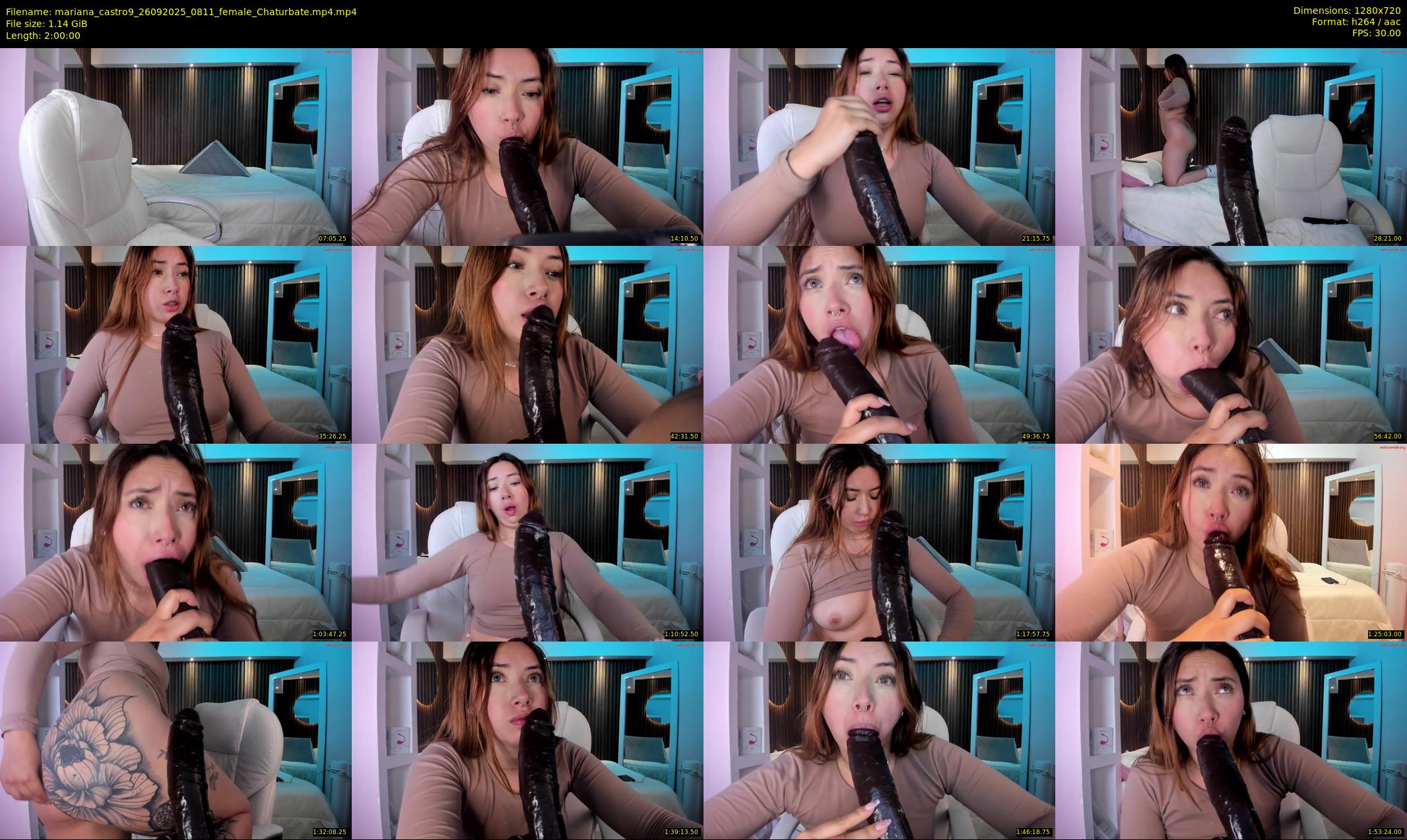 mariana_castro9 — 120 minute Chaturbate female cam show recording, 720p, Sep 26, 2025