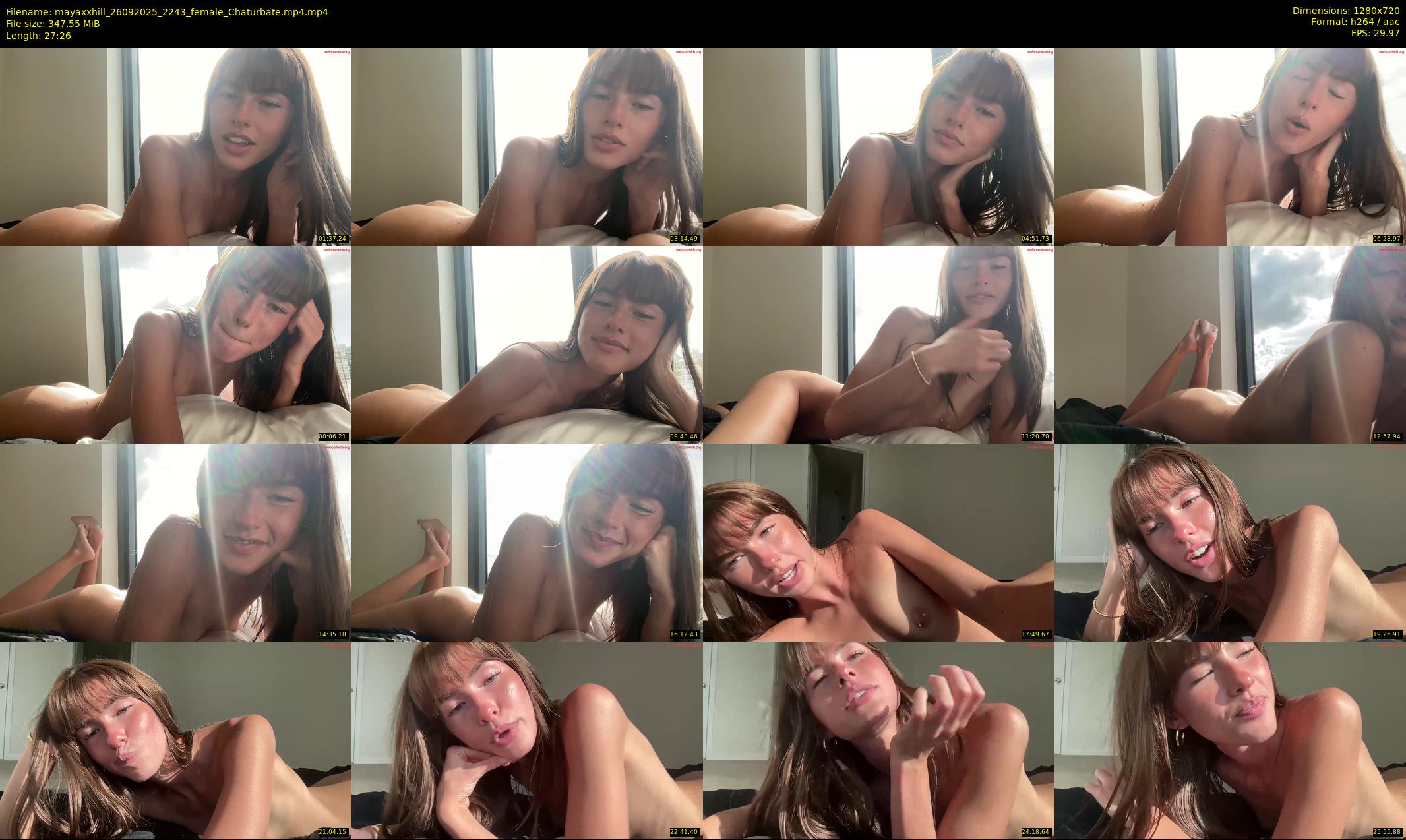 mayaxxhill — 28 minute Chaturbate female cam show recording, 720p, Sep 26, 2025