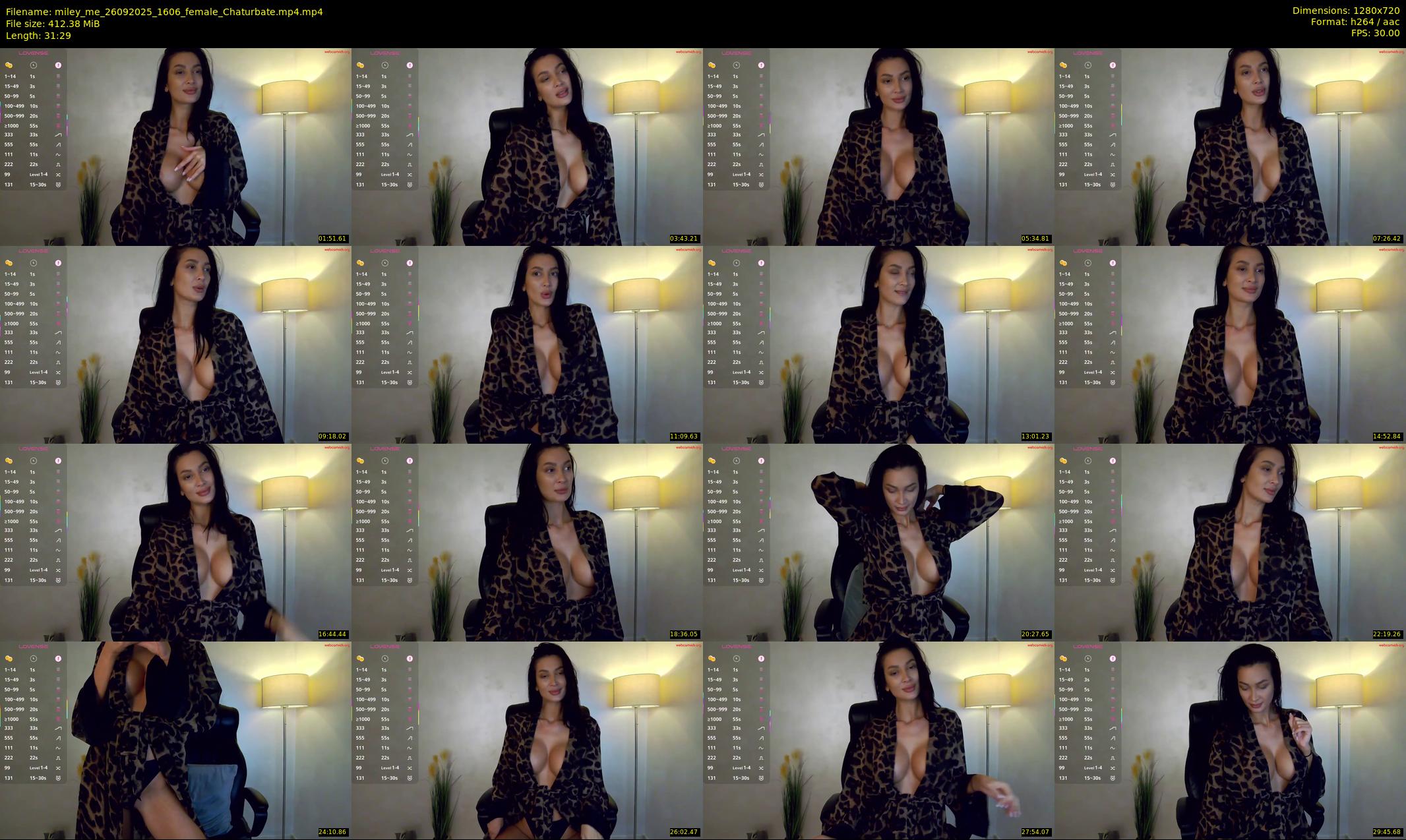 miley_me — 32 minute Chaturbate female cam show recording, 720p, Sep 26, 2025