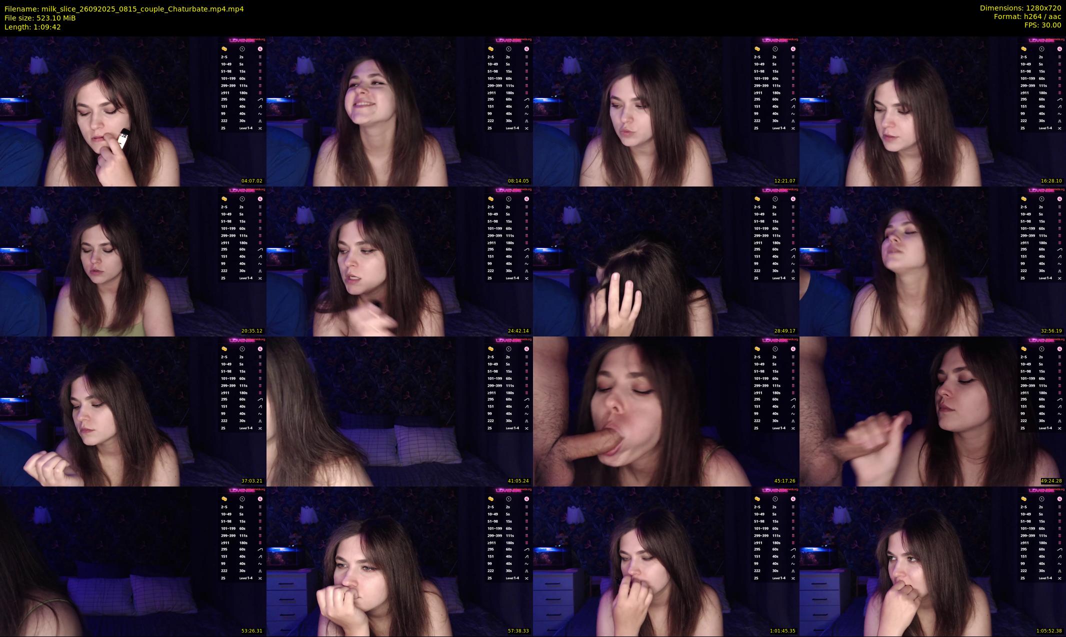 milk_slice — 70 minute Chaturbate couple cam show recording, 720p, Sep 26, 2025