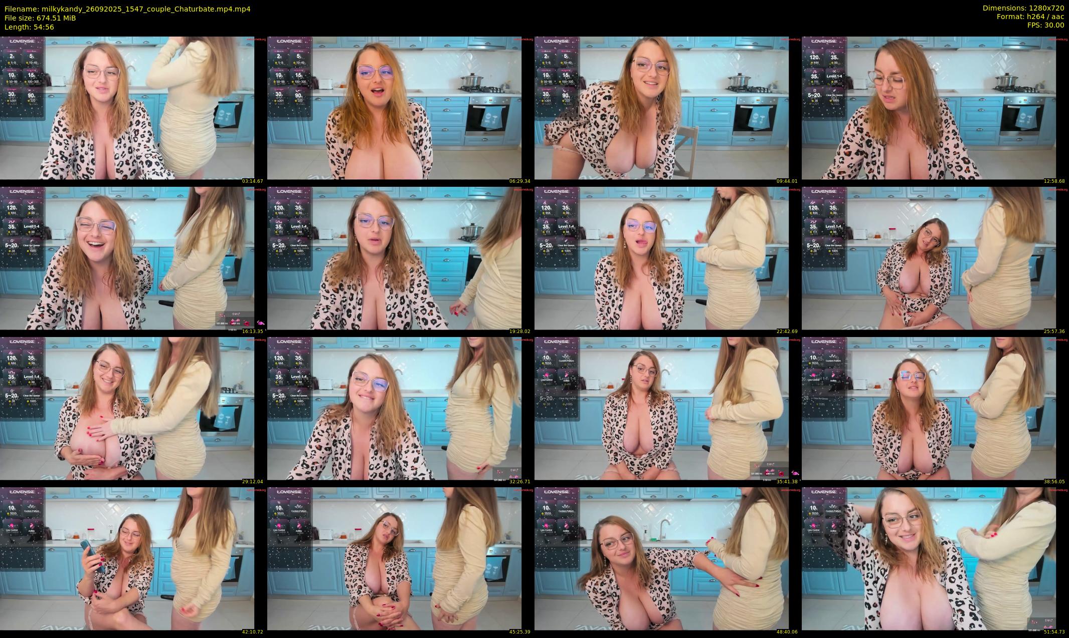 milkykandy — 55 minute Chaturbate female cam show recording, 720p, Sep 26, 2025