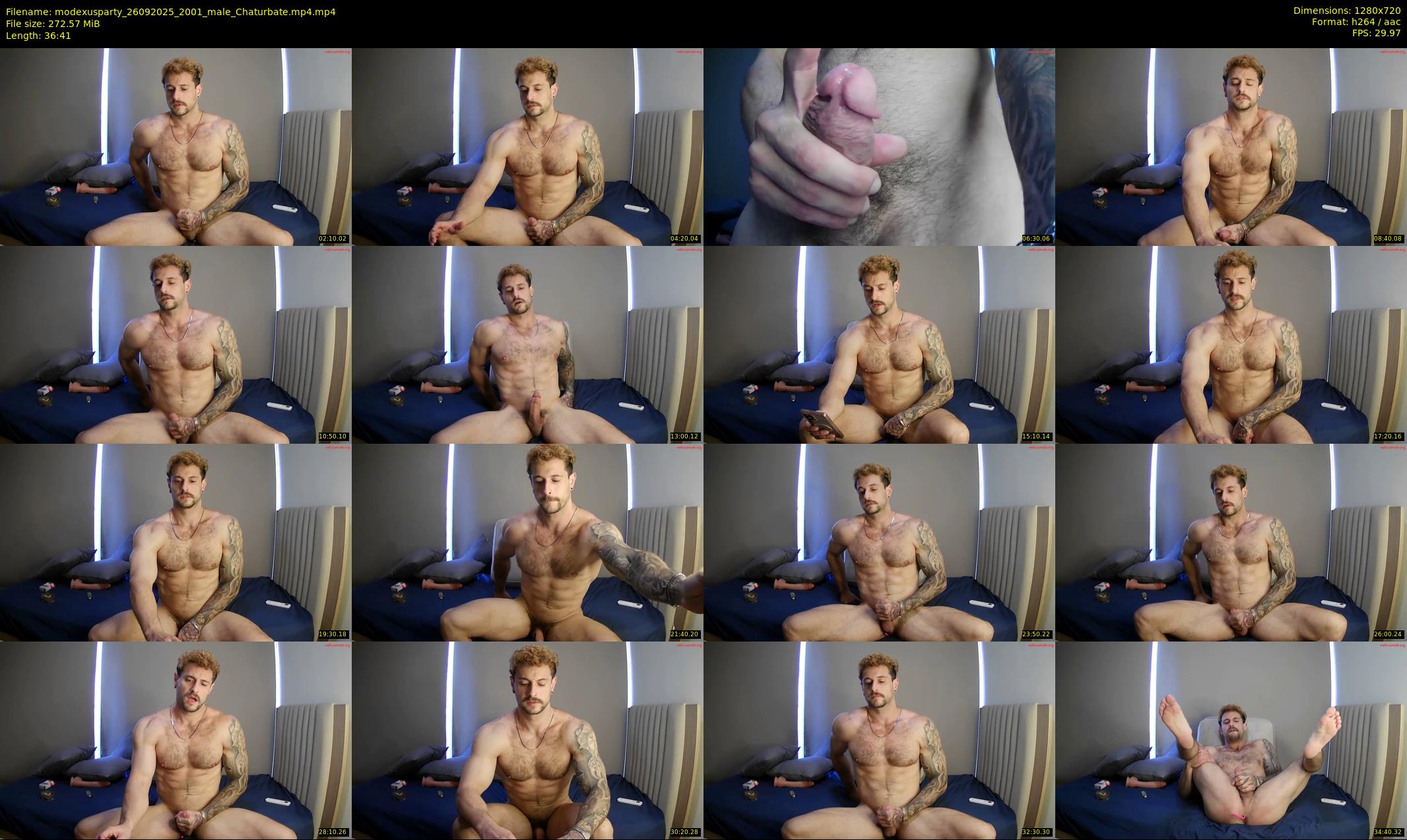 modexusparty — 37 minute Chaturbate male cam show recording, 720p, Sep 26, 2025