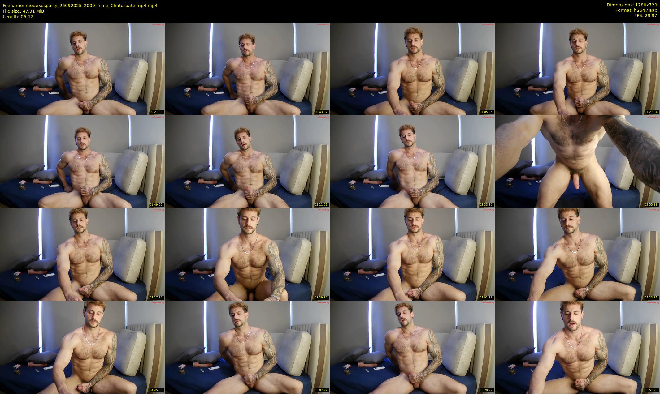 modexusparty — 7 minute Chaturbate male cam show recording, 720p, Sep 26, 2025