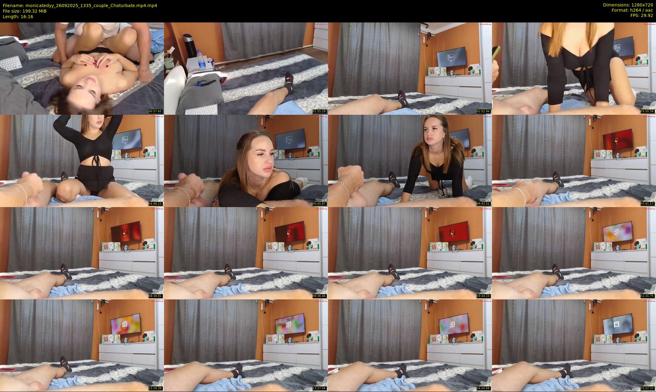 monicatedyy — 17 minute Chaturbate couple cam show recording, 720p, Sep 26, 2025
