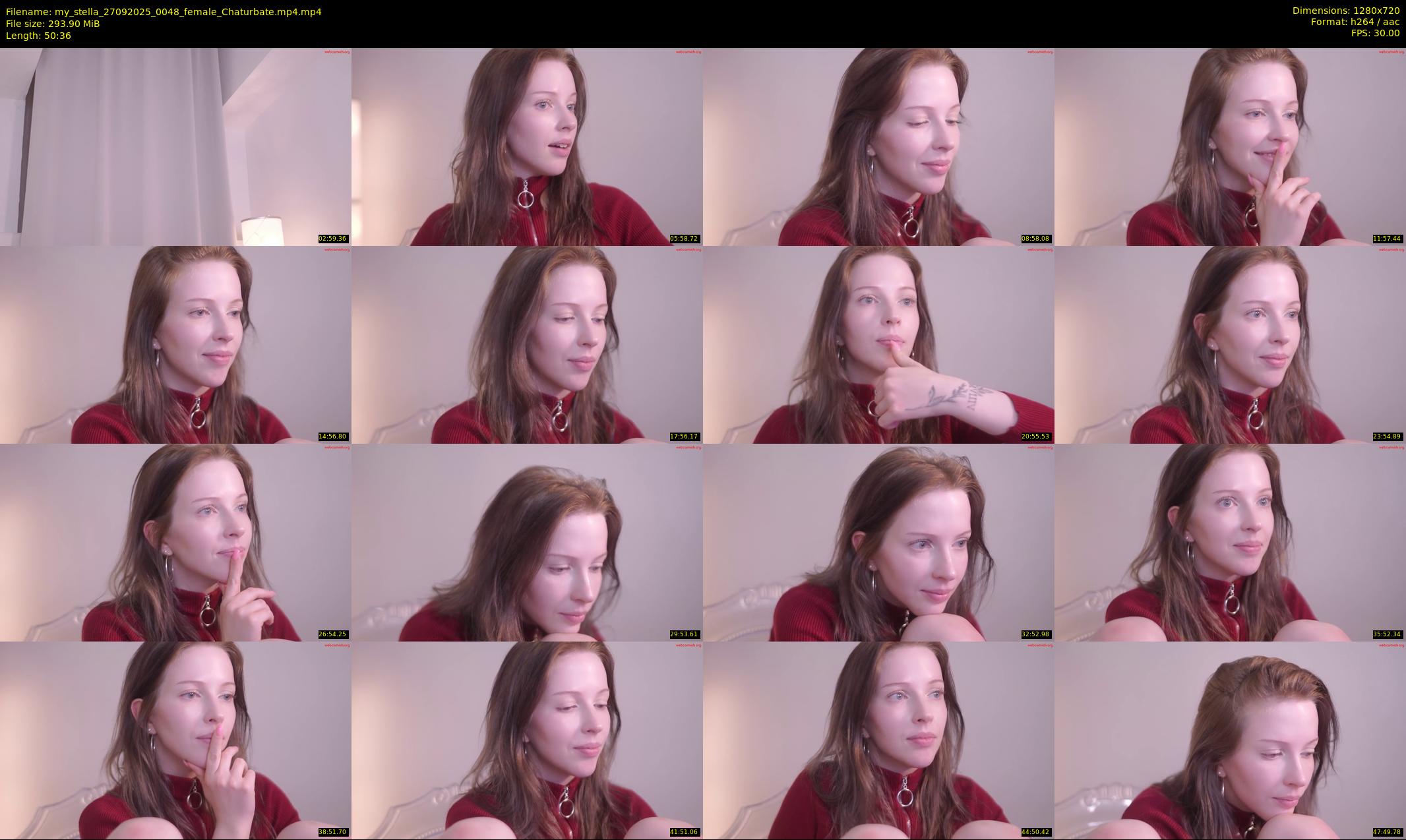 my_stella — 51 minute Chaturbate female cam show recording, 720p, Sep 27, 2025