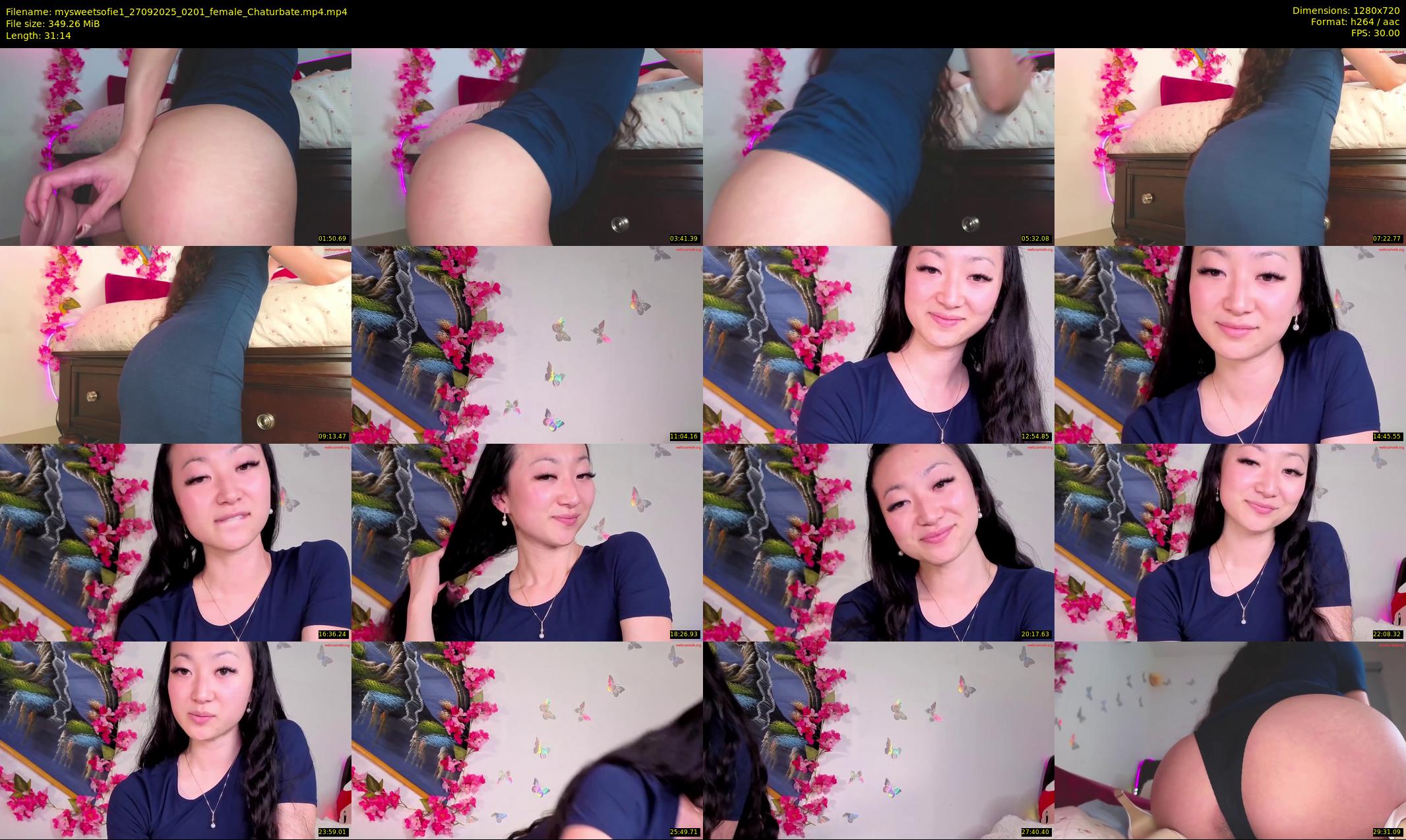 mysweetsofie1 — 32 minute Chaturbate female cam show recording, 720p, Sep 27, 2025