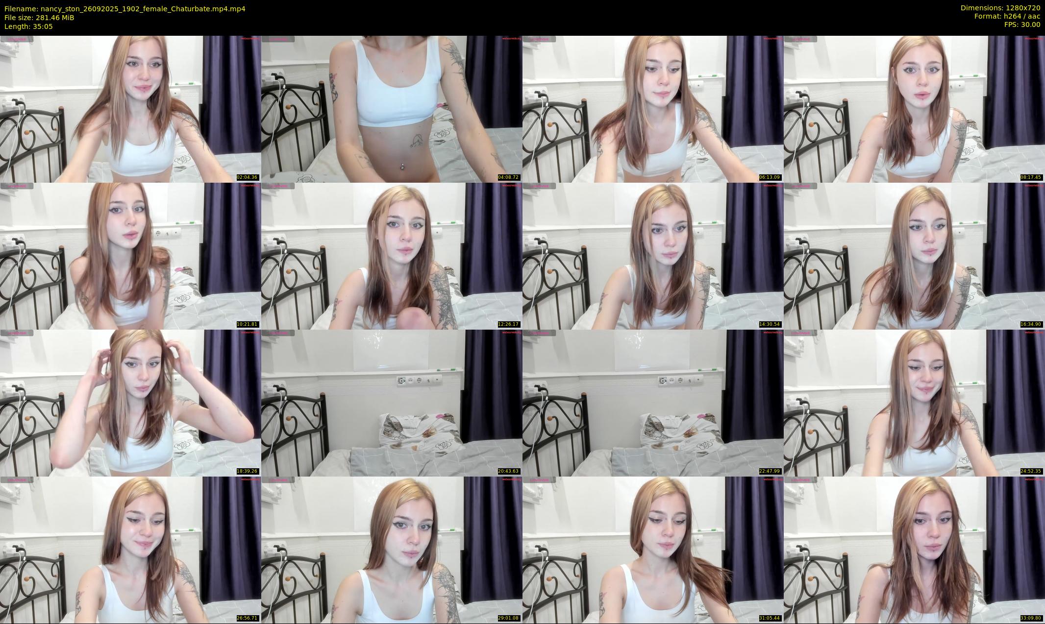 nancy_ston — 36 minute Chaturbate female cam show recording, 720p, Sep 26, 2025