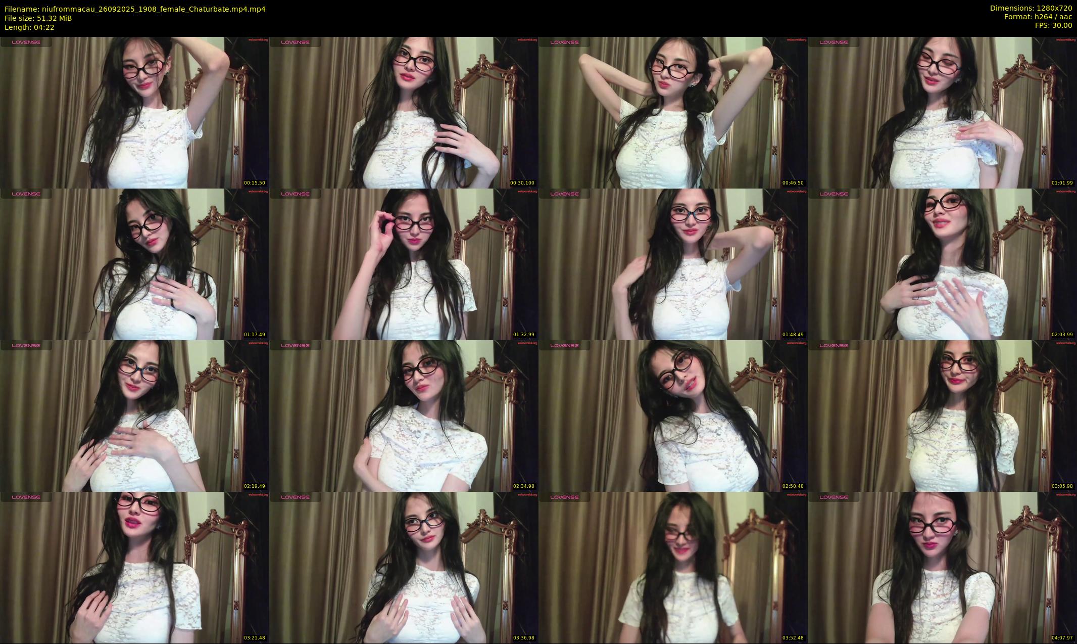 niufrommacau — 5 minute Chaturbate female cam show recording, 720p, Sep 26, 2025