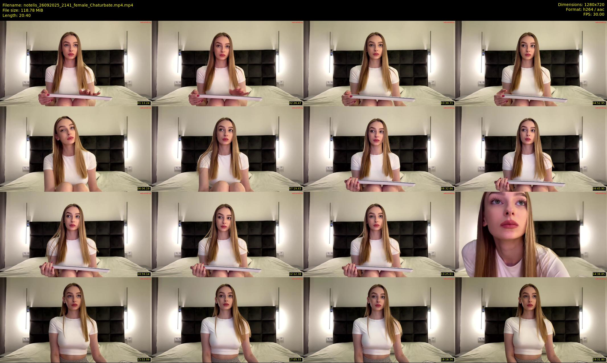 notelis — 21 minute Chaturbate female cam show recording, 720p, Sep 26, 2025