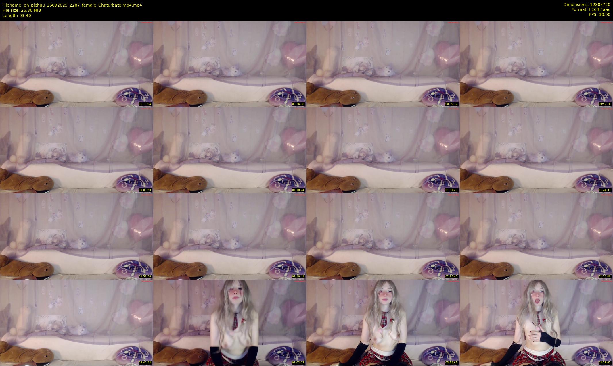 oh_pichuu — 4 minute Chaturbate female cam show recording, 720p, Sep 26, 2025