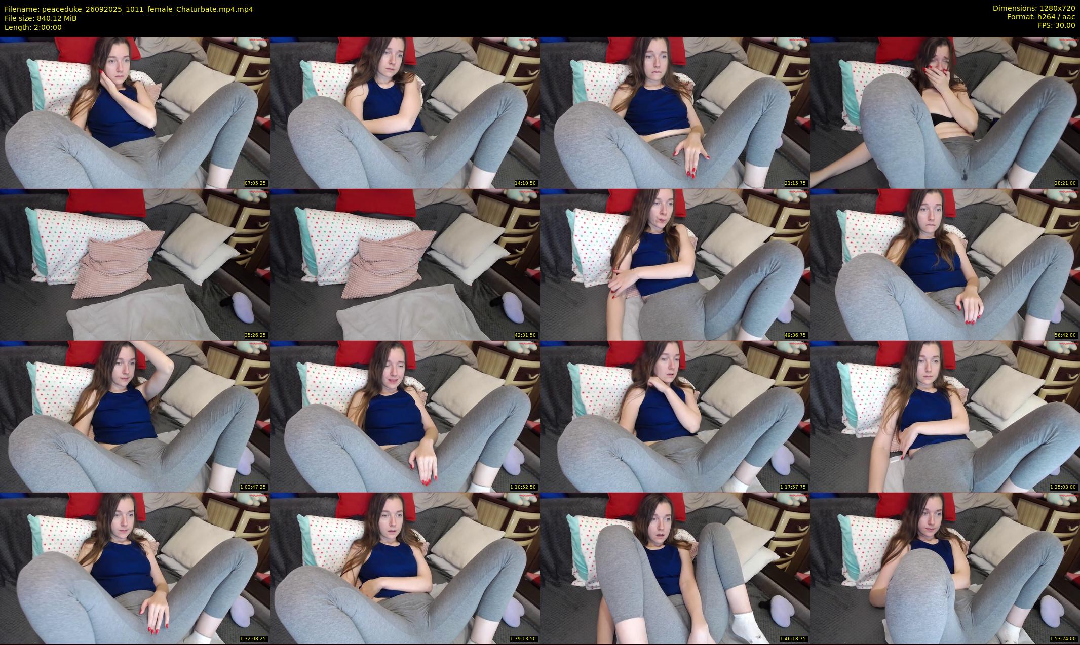 peaceduke — 120 minute Chaturbate female cam show recording, 720p, Sep 26, 2025