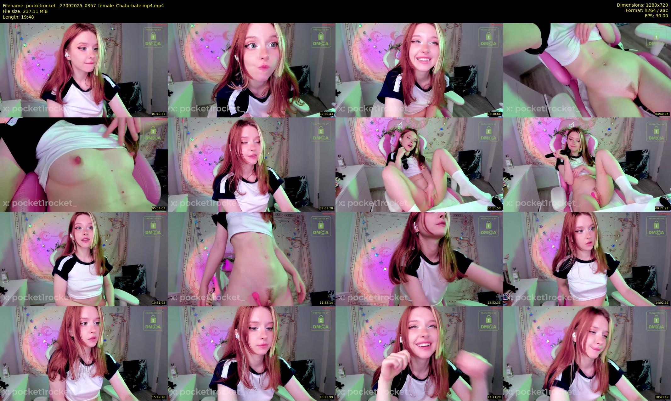 pocketrocket_ — 20 minute Chaturbate female cam show recording, 720p, Sep 27, 2025