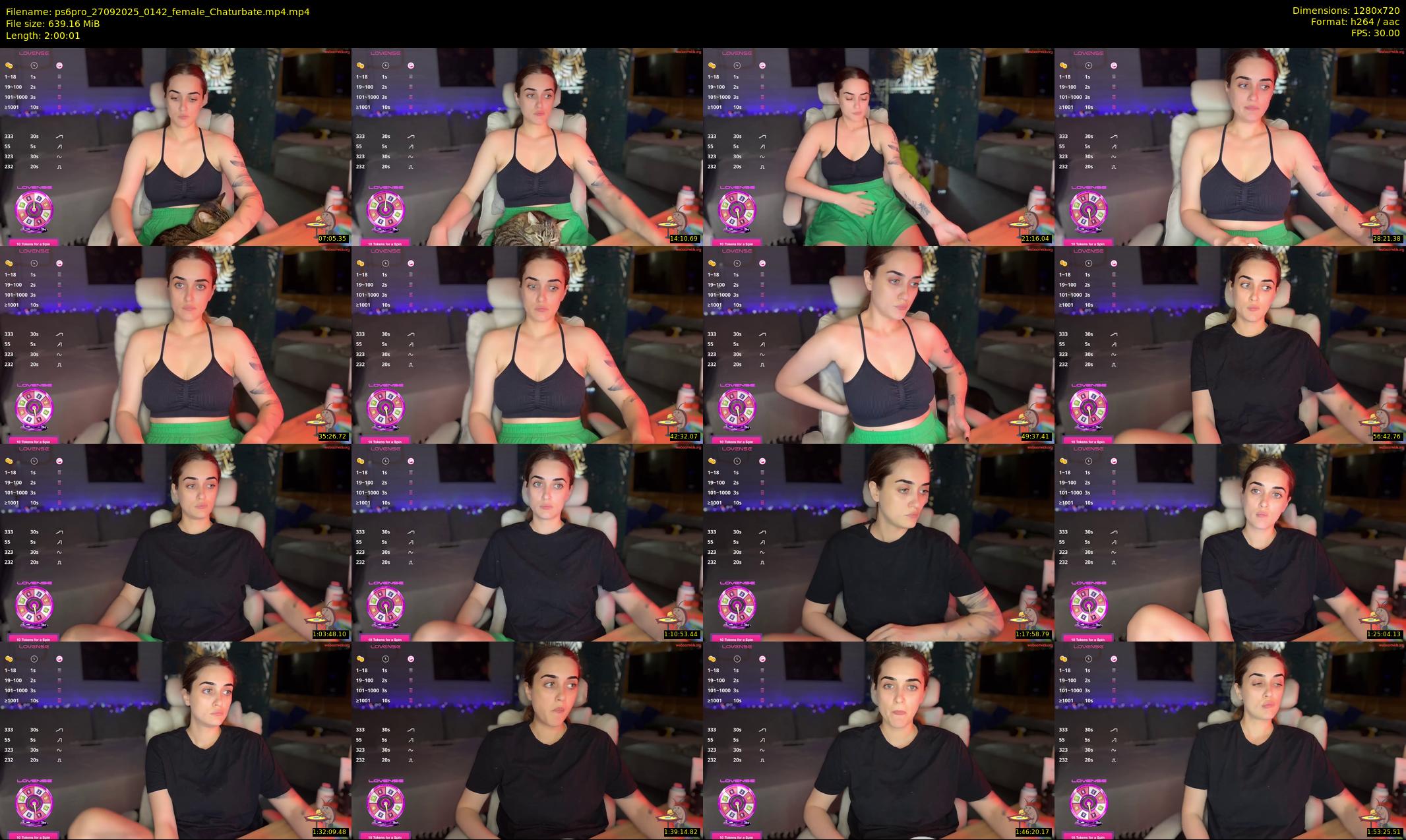 ps6pro — 121 minute Chaturbate female cam show recording, 720p, Sep 27, 2025