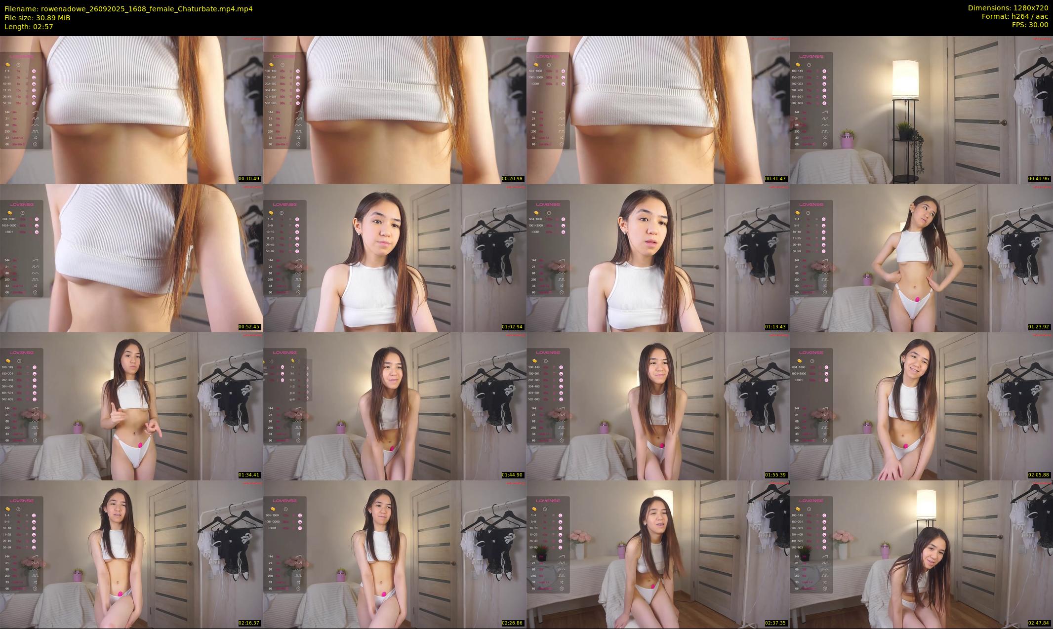 rowenadowe — 3 minute Chaturbate female cam show recording, 720p, Sep 26, 2025