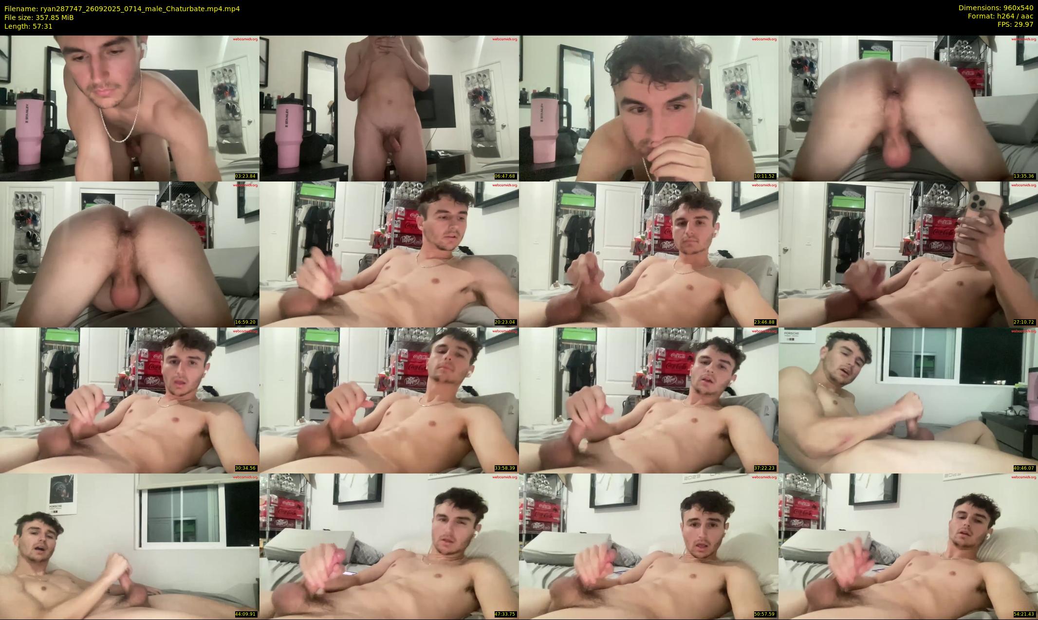 ryan287747 — 58 minute Chaturbate male cam show recording, 480p, Sep 26, 2025