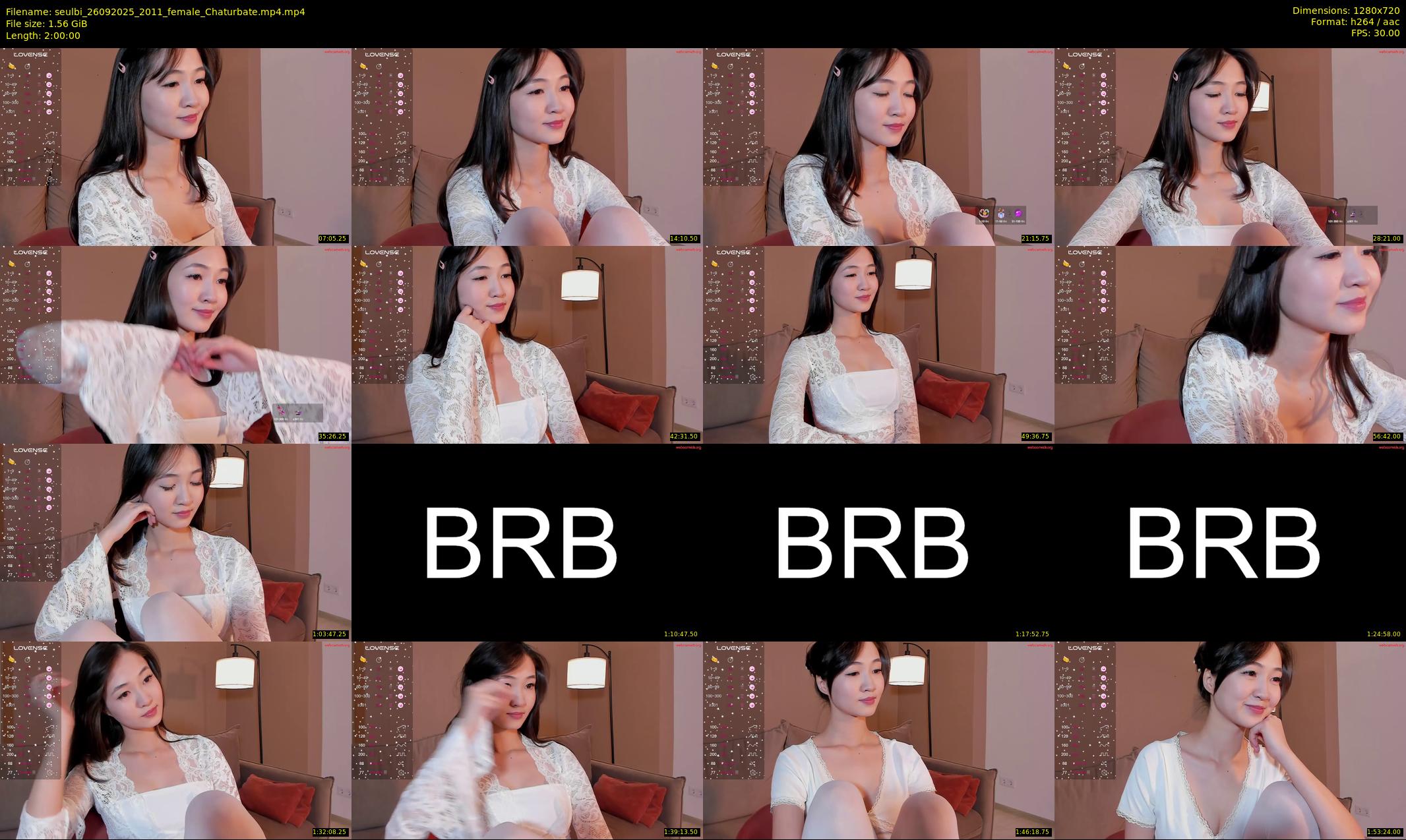 seulbi — 120 minute Chaturbate female cam show recording, 720p, Sep 26, 2025