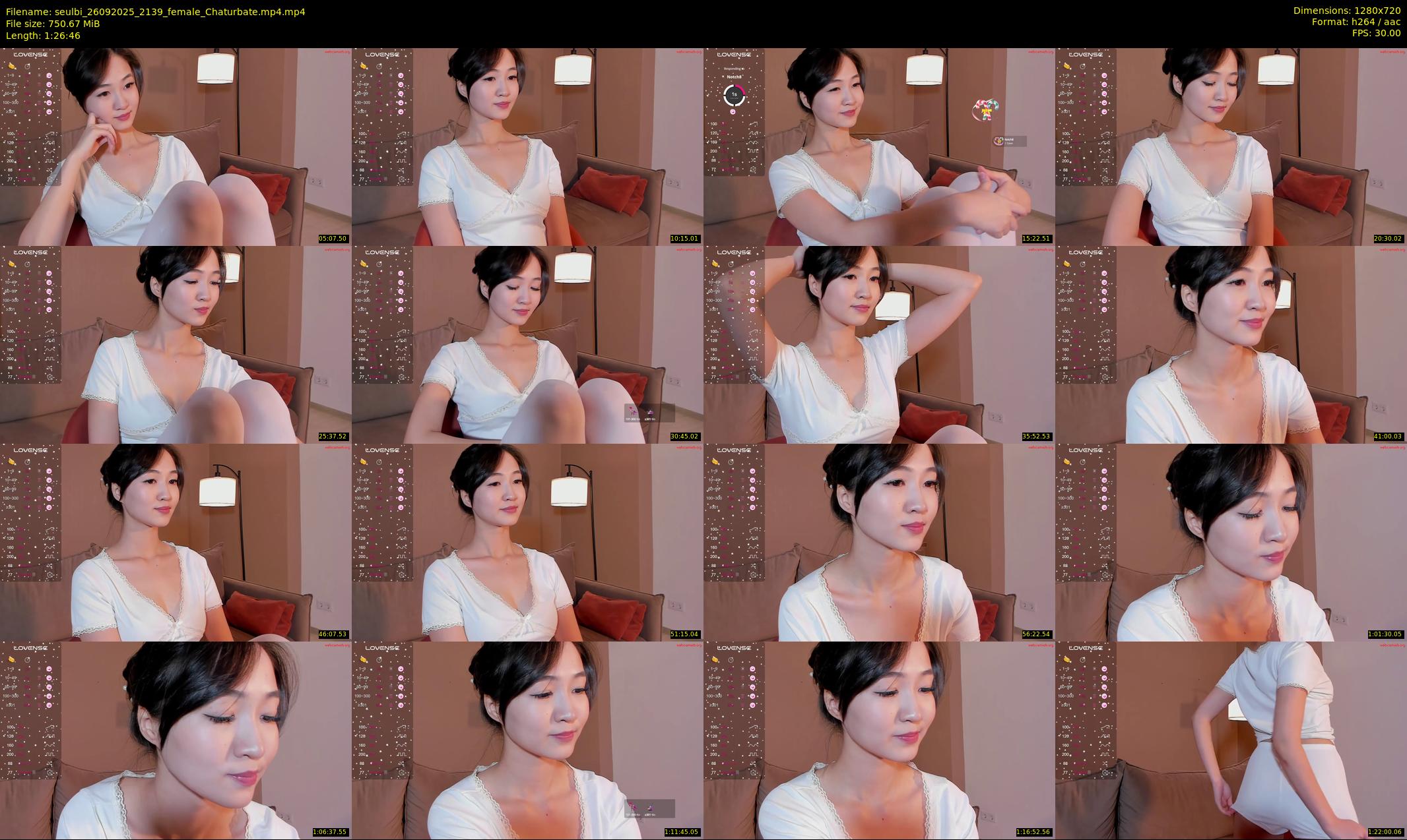 seulbi — 87 minute Chaturbate female cam show recording, 720p, Sep 26, 2025