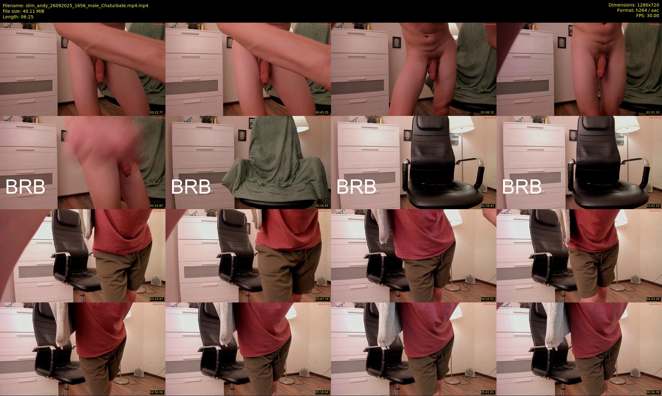 slim_andy — 7 minute Chaturbate male cam show recording, 720p, Sep 26, 2025