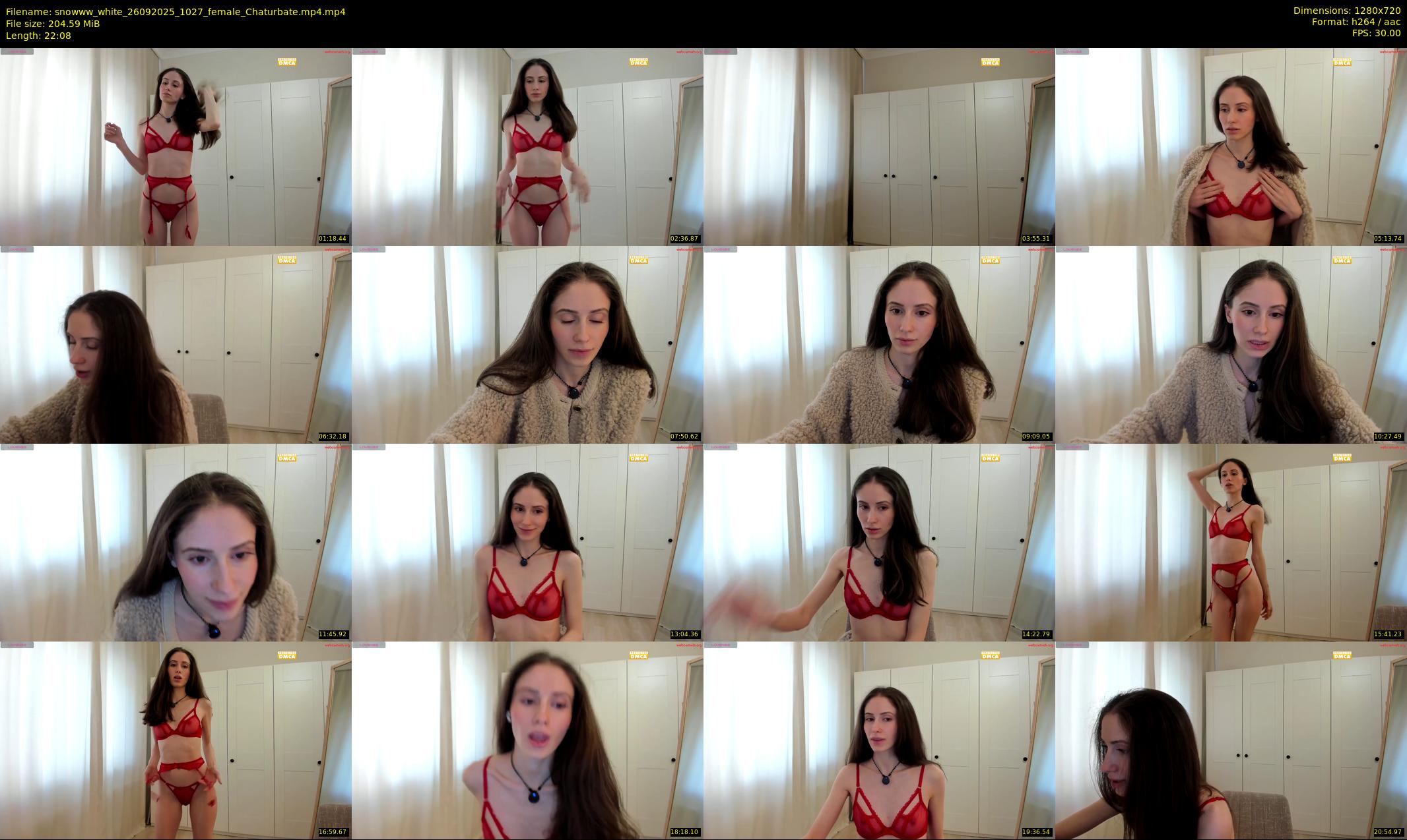 snowww_white — 23 minute Chaturbate female cam show recording, 720p, Sep 26, 2025