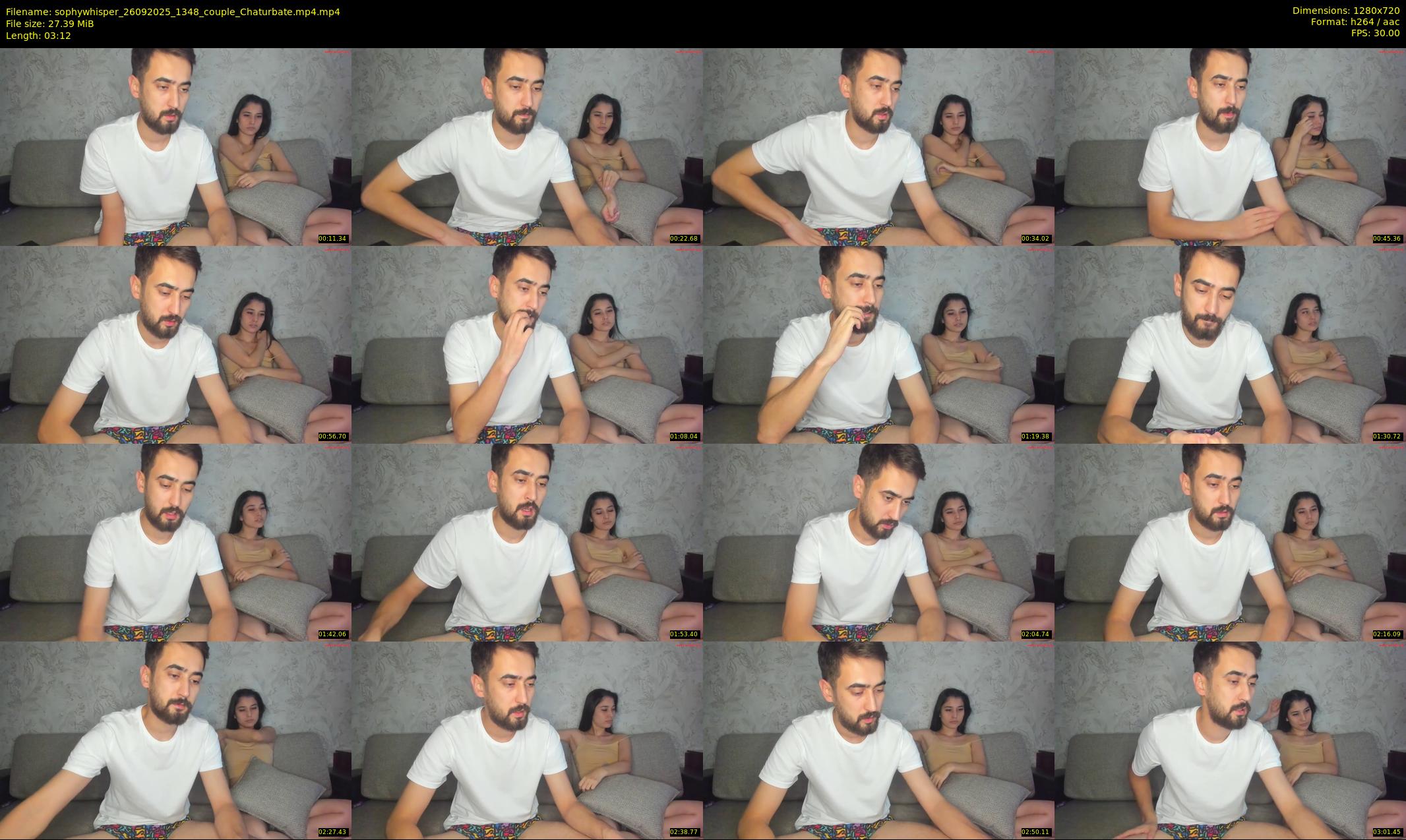 sophywhisper — 4 minute Chaturbate couple cam show recording, 720p, Sep 26, 2025