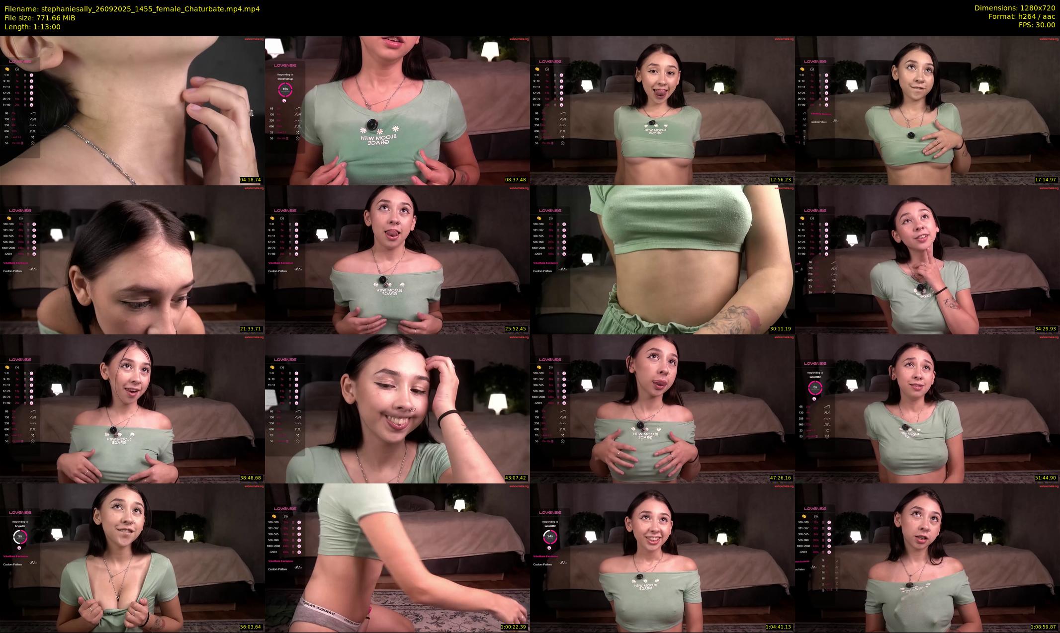stephaniesally — 73 minute Chaturbate female cam show recording, 720p, Sep 26, 2025