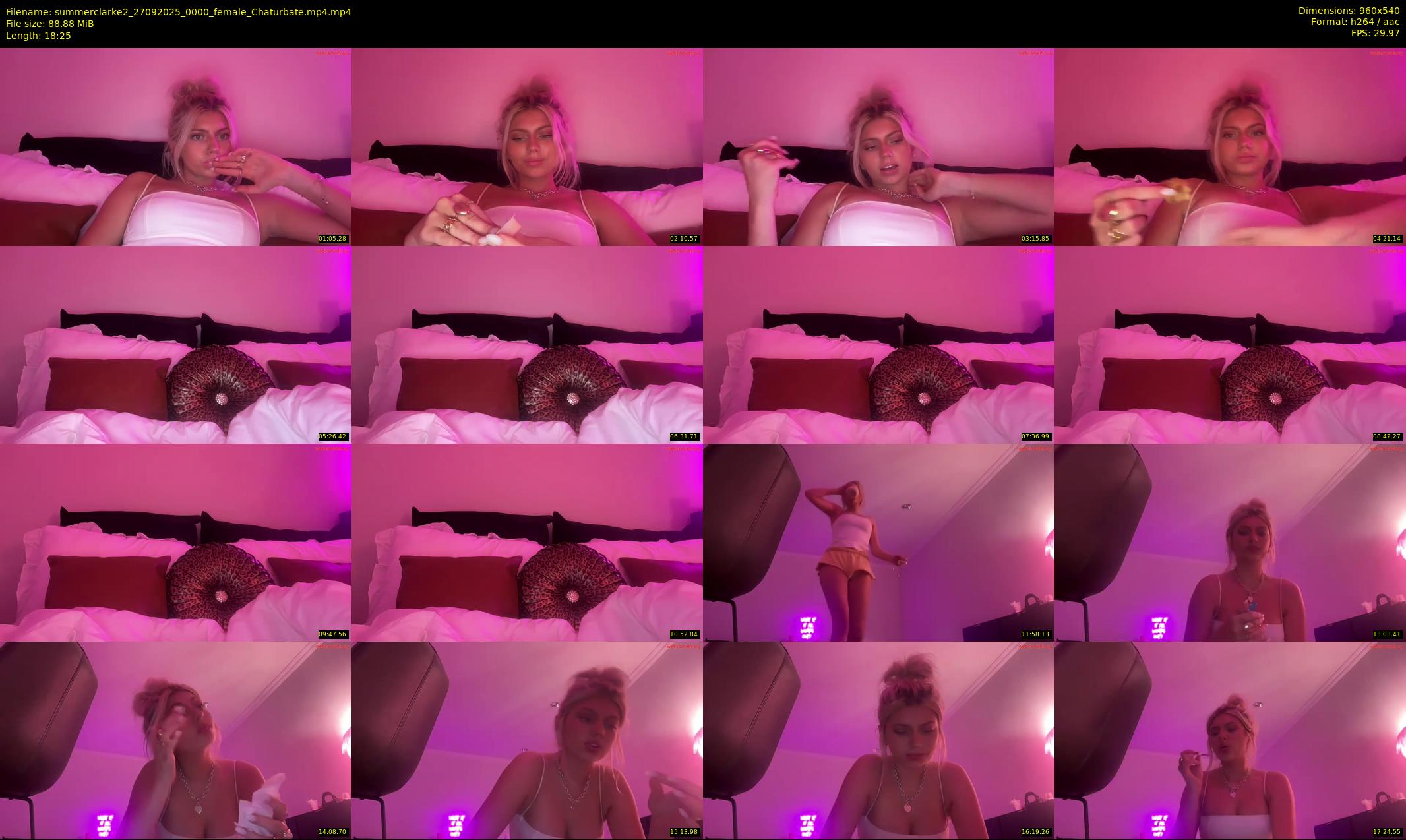 summerclarke2 — 19 minute Chaturbate female cam show recording, 480p, Sep 27, 2025