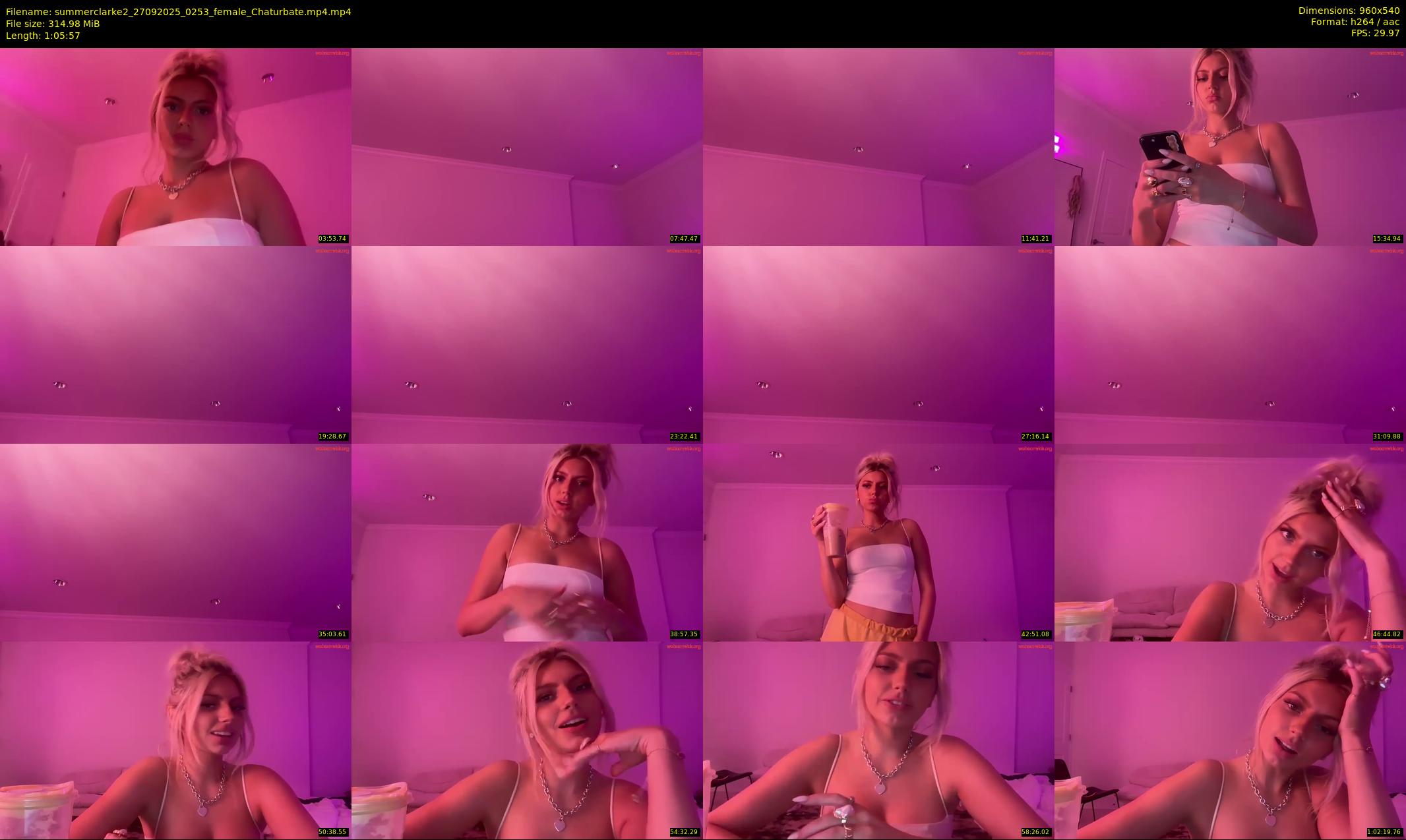 summerclarke2 — 66 minute Chaturbate female cam show recording, 480p, Sep 27, 2025