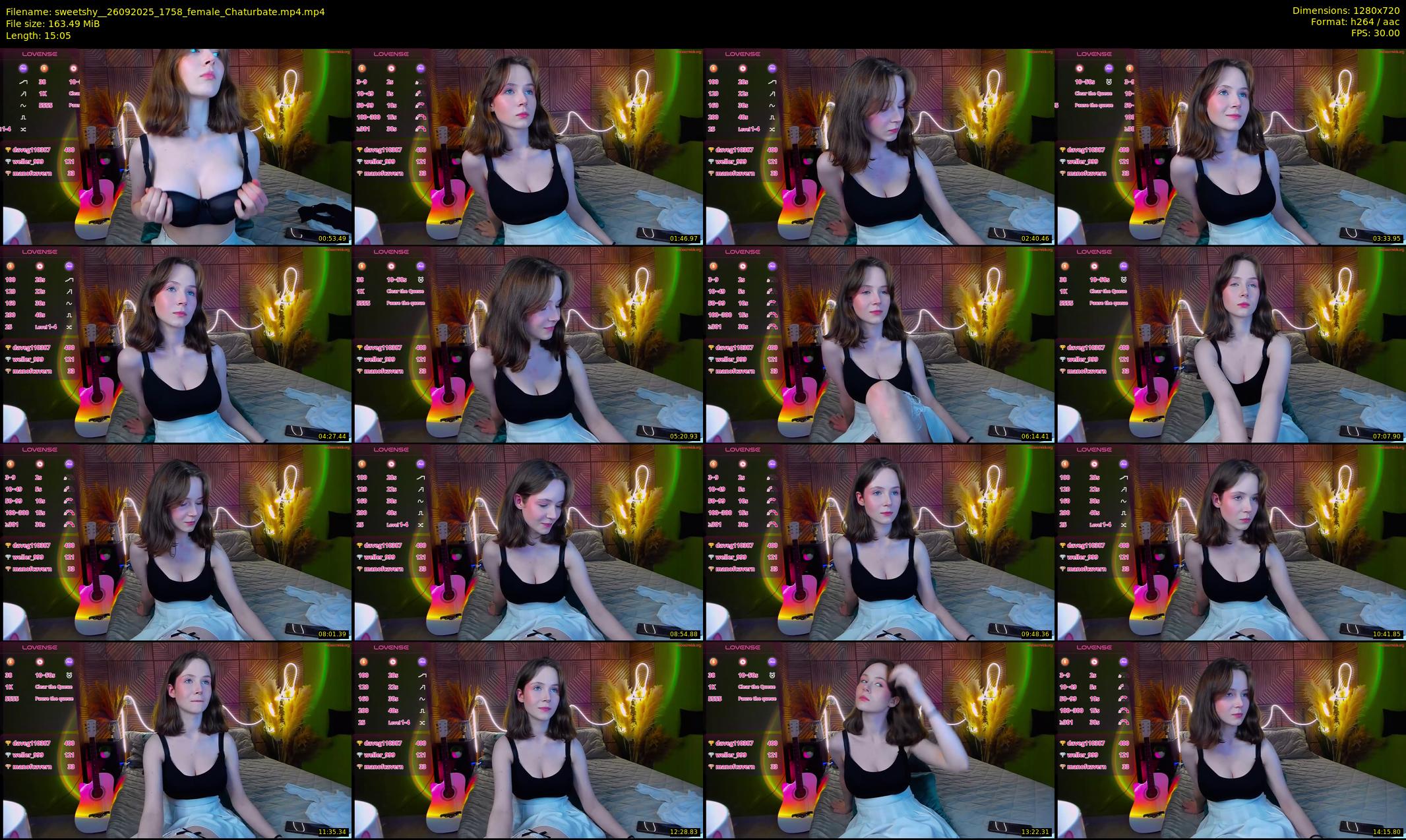 sweetshy_ — 16 minute Chaturbate female cam show recording, 720p, Sep 26, 2025