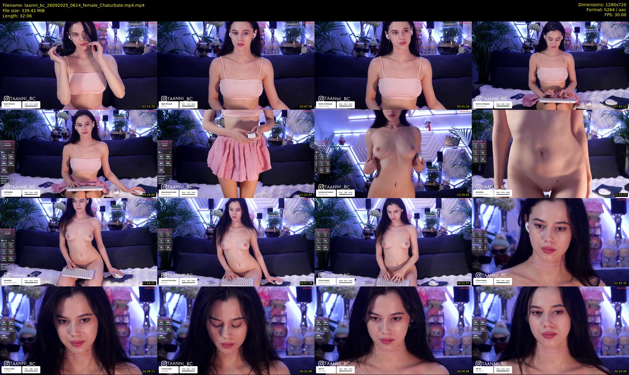 taanni_bc — 33 minute Chaturbate female cam show recording, 720p, Sep 26, 2025