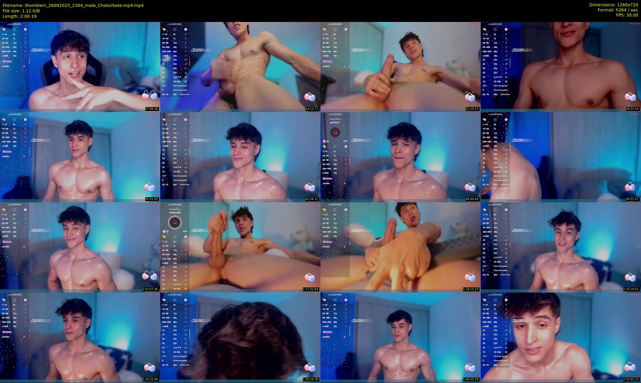 thomklein — 121 minute Chaturbate male cam show recording, 720p, Sep 26, 2025