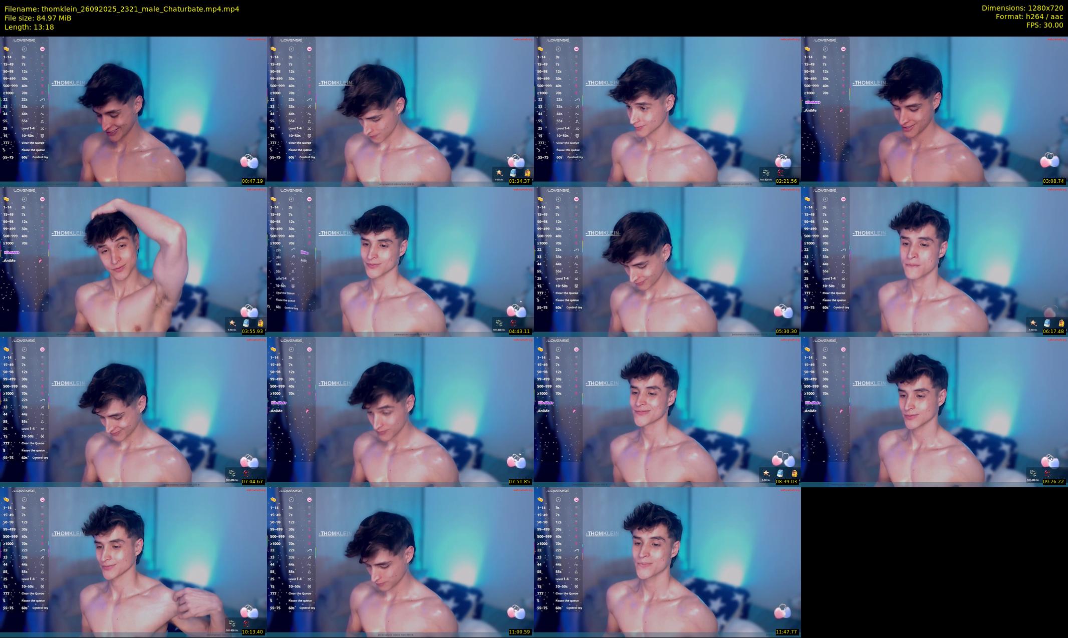 thomklein — 14 minute Chaturbate male cam show recording, 720p, Sep 26, 2025
