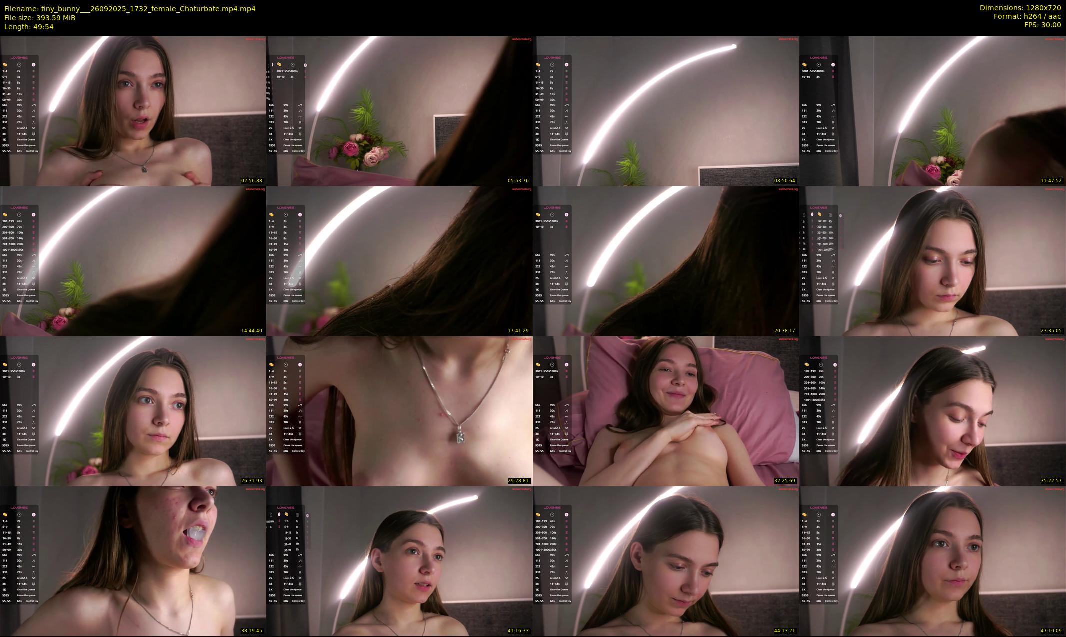tiny_bunny__ — 50 minute Chaturbate female cam show recording, 720p, Sep 26, 2025