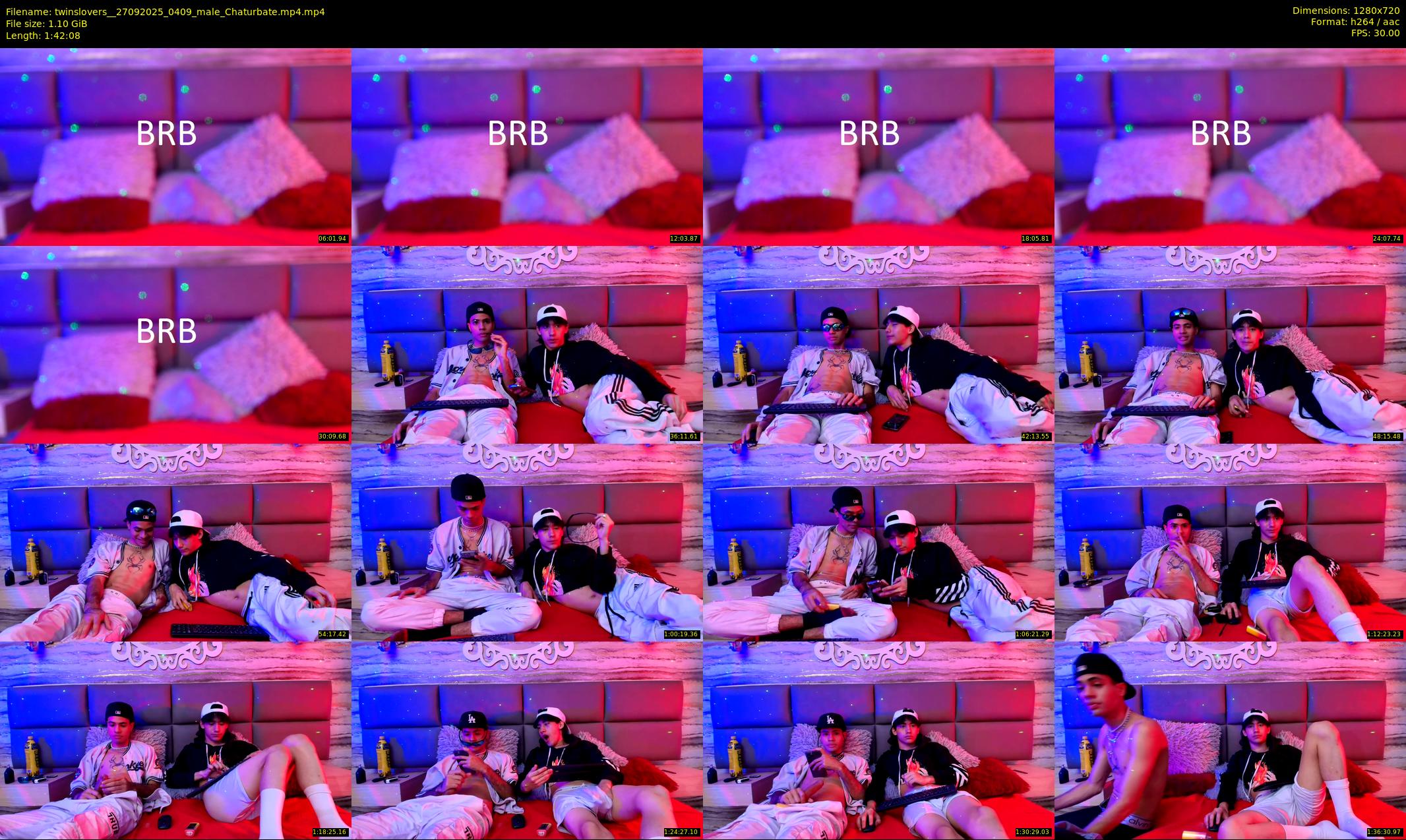 twinslovers_ — 103 minute Chaturbate couple cam show recording, 720p, Sep 27, 2025