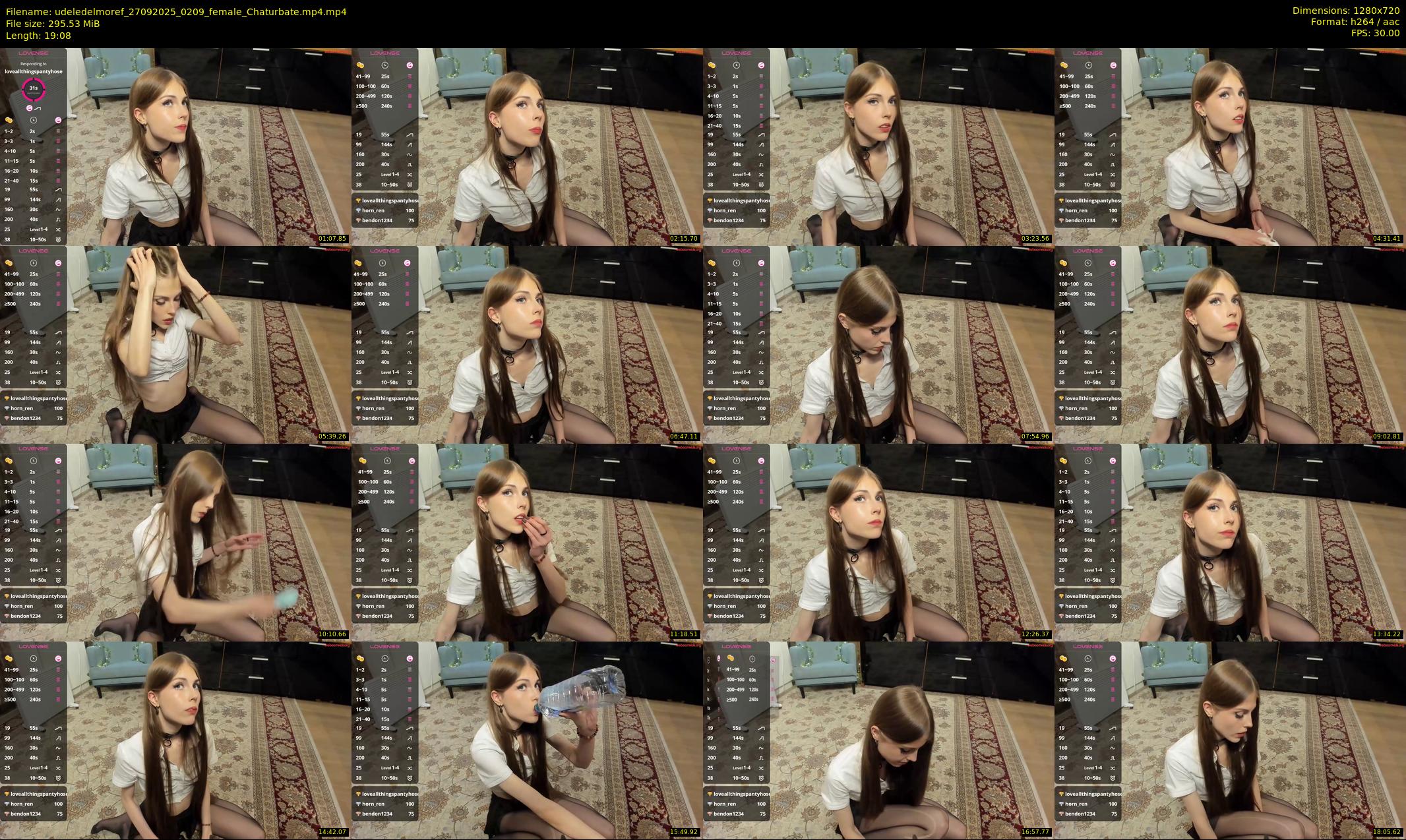 udeledelmoref — 20 minute Chaturbate female cam show recording, 720p, Sep 27, 2025